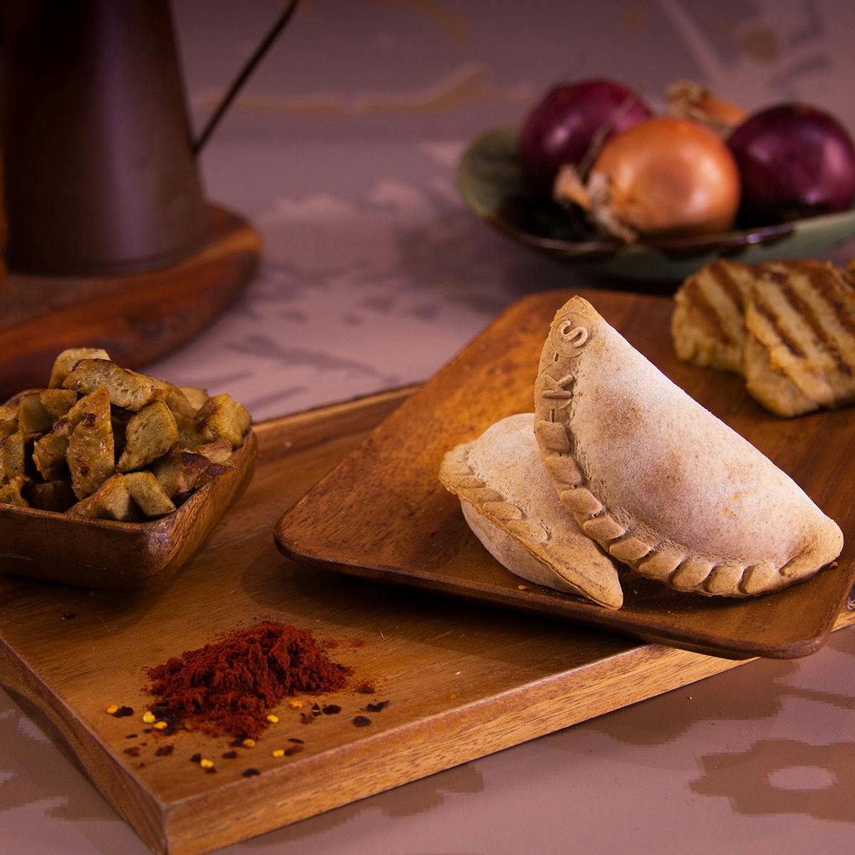 Korean Barbecue Seitan Empanadas - 8 Pack by Nuchas