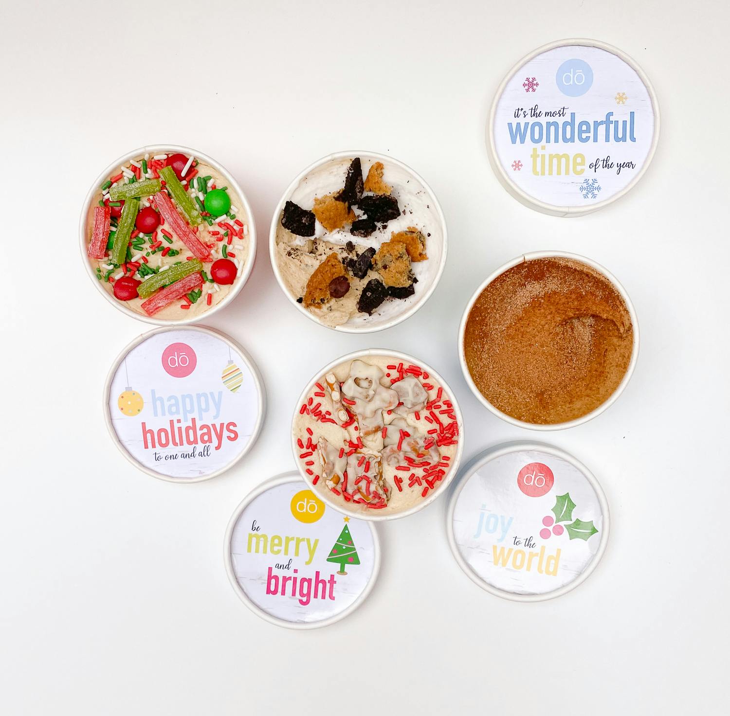 Happy Holidays - 4 Pack by Cookie DŌ - Alternate image 1