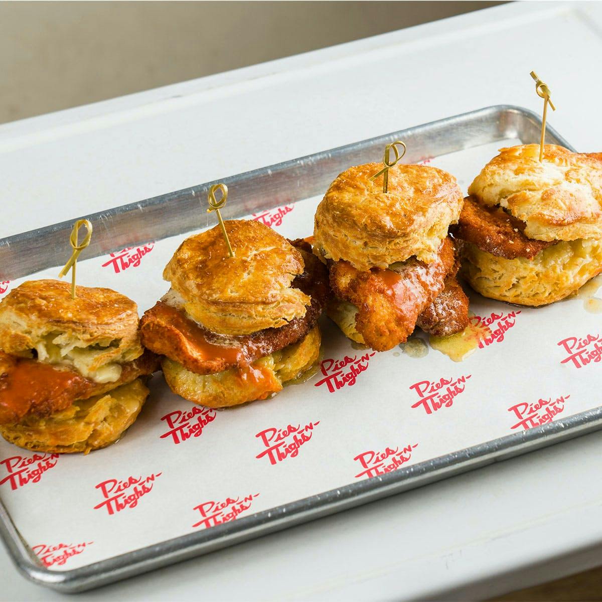 Famous Chicken Biscuit Kit - 8 Pack by Pies 'n' Thighs - Alternate image 1
