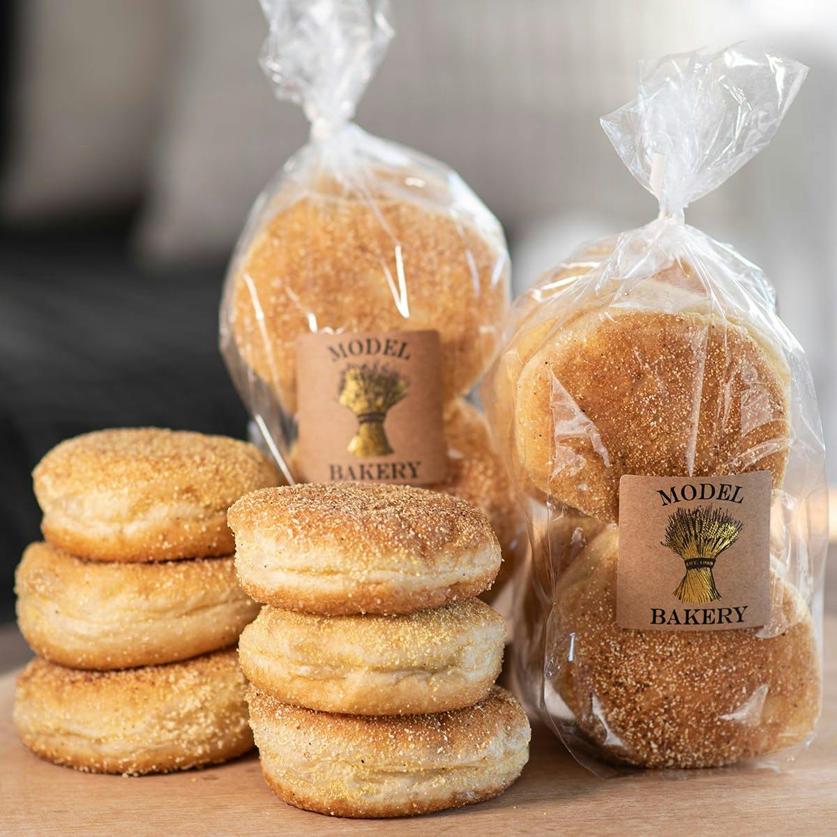 Famous English Muffins - 24 Pack by The Model Bakery | Goldbelly