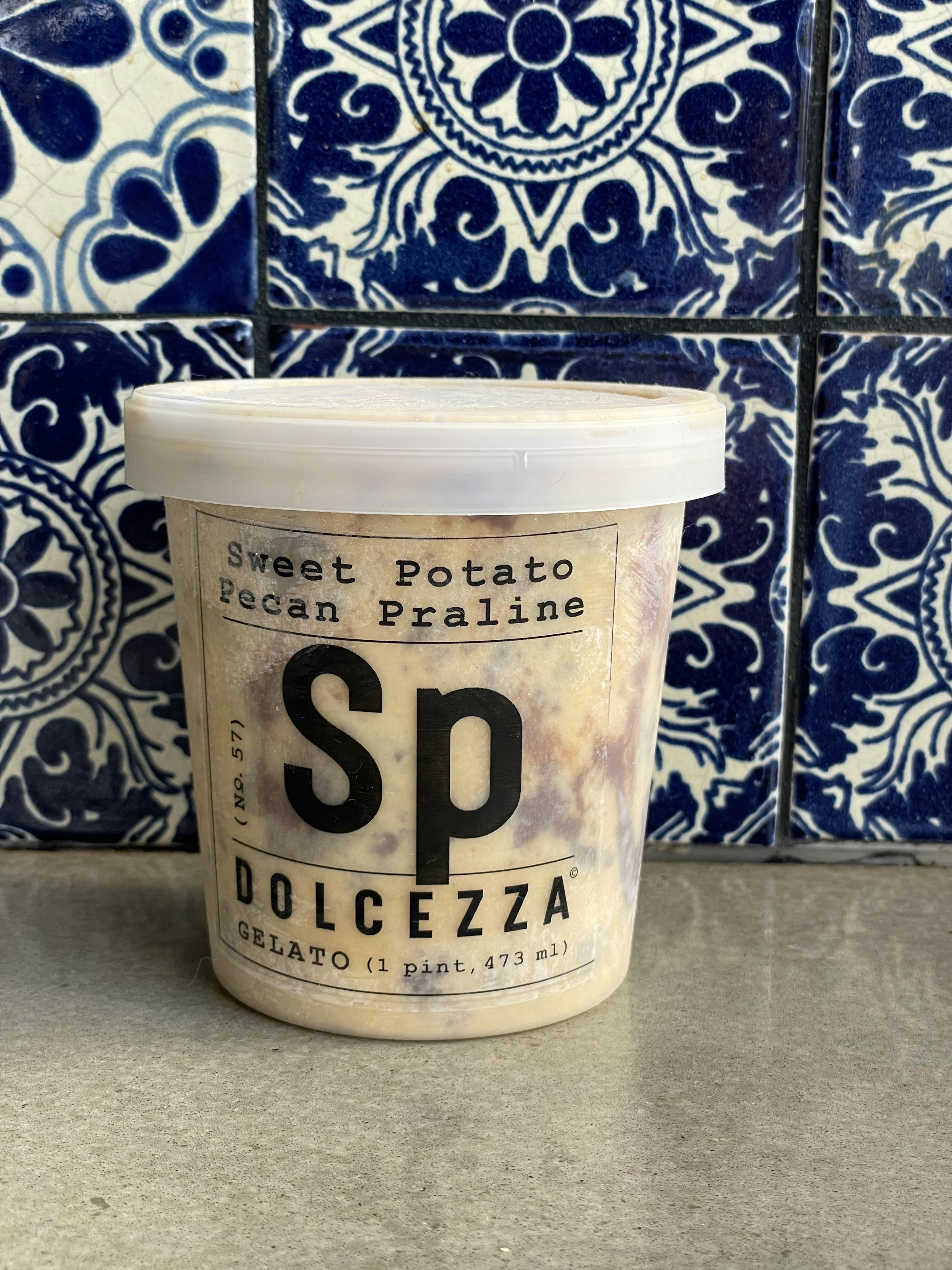 Sweet Potato Pecan Praline Gelato 4 Pints by Dolcezza Gelato Goldbelly