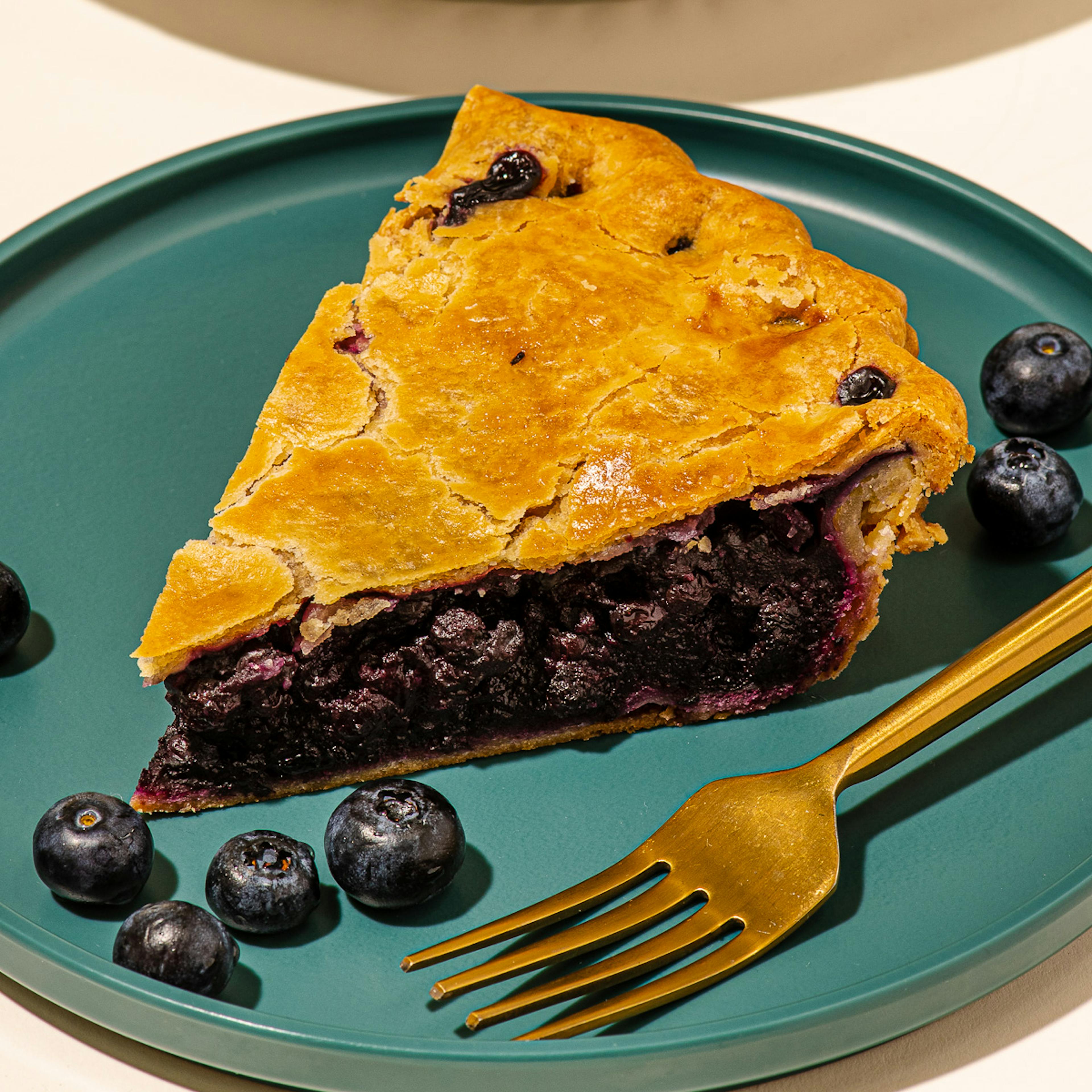 Maine Blueberry Pie by Bread and Roses Bakery
