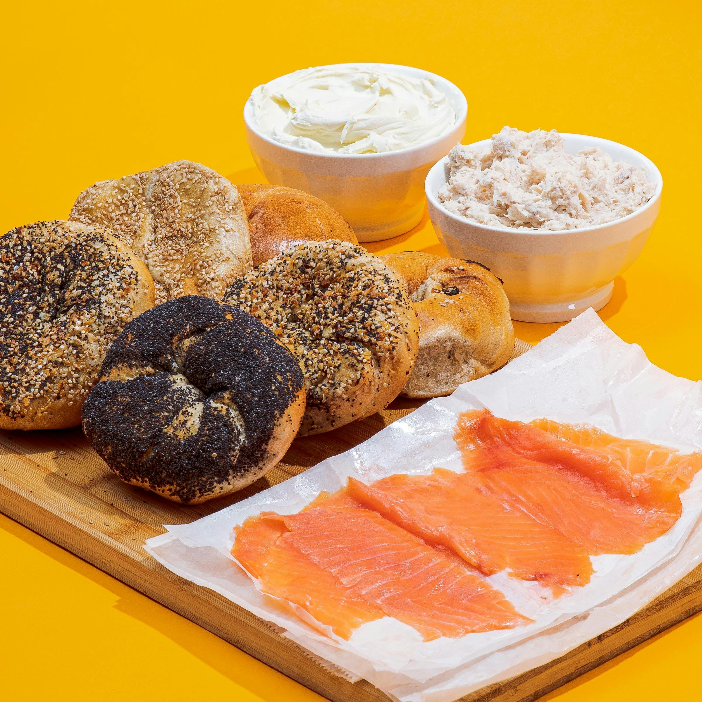 New York Bagel Brunch Package for 6 by Ess-a-Bagel | Goldbelly