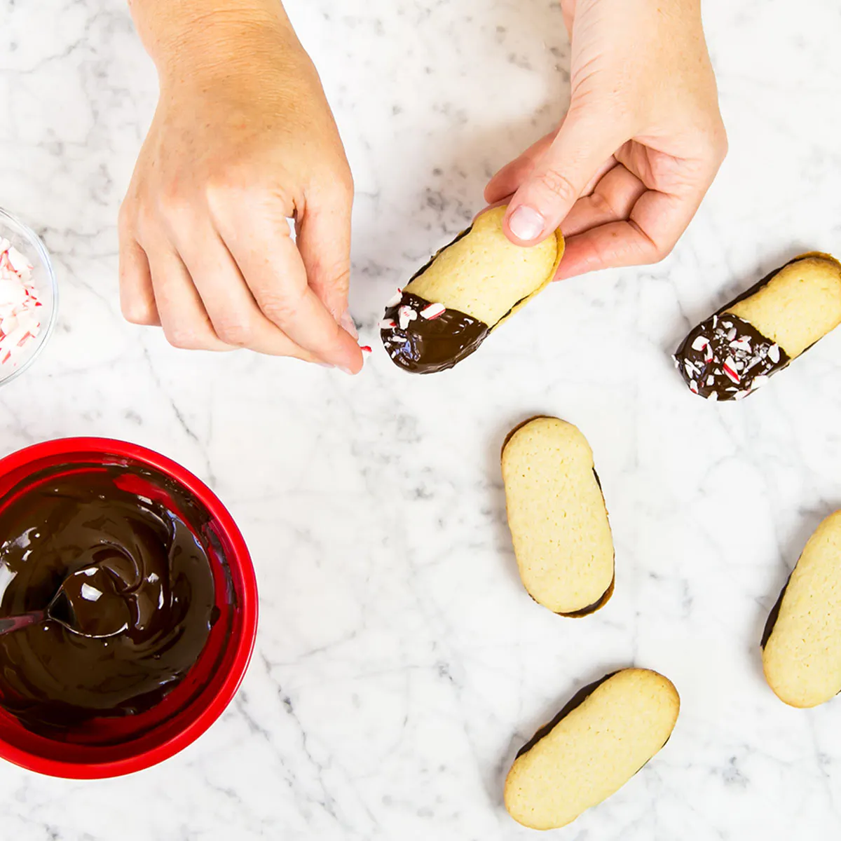 Holiday Mint Chocolate Sandwich Cookies DIY Baking Kit by Red Velvet NYC - Alternate image 6