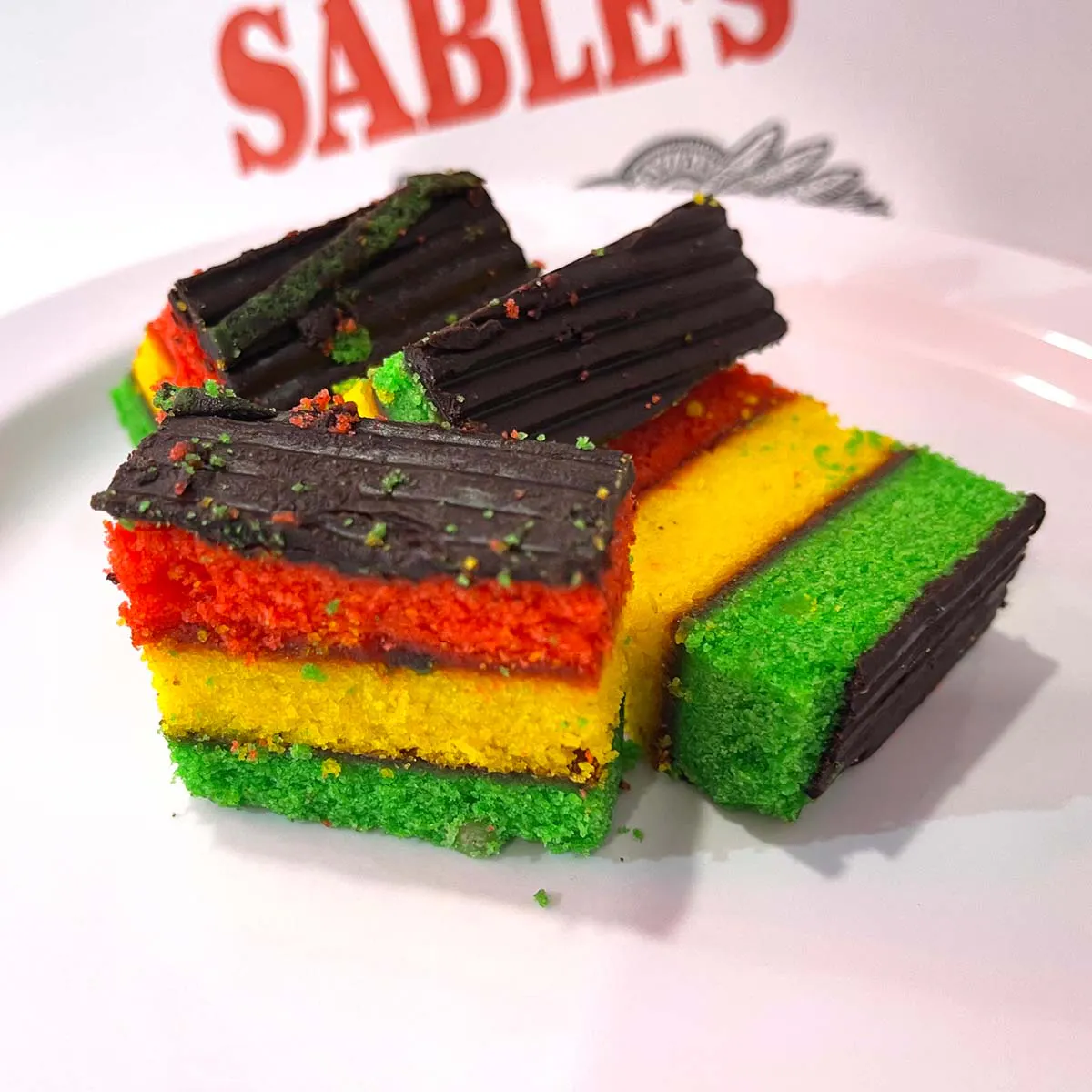 Sable's Smoked Fish - Rainbow Cookies - 8 Pack