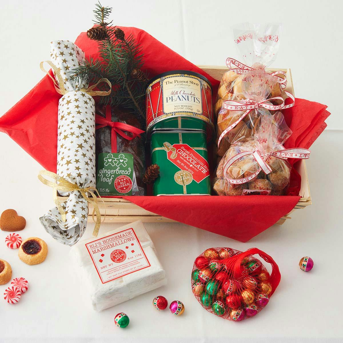 A Sample of Greece Christmas Gift Basket | Luxury Food Hampers & Gift Boxes  | Worldwide Delivery