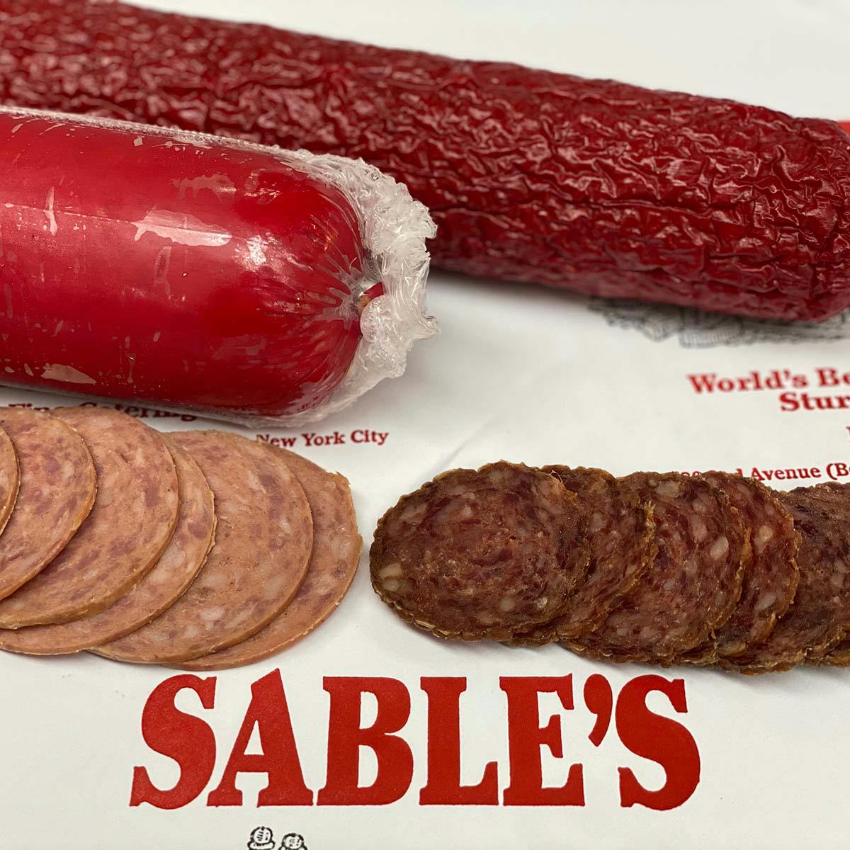 Whole Kosher Hard Salami - 1.25 lbs. by Sable's Smoked Fish