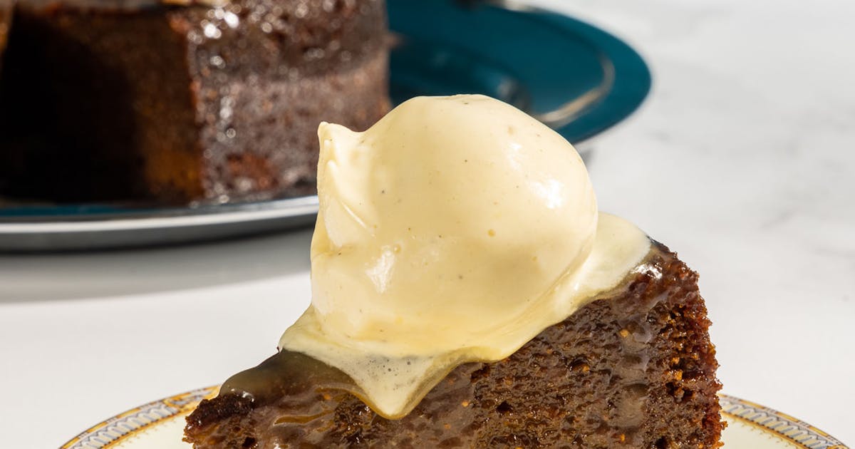 Figgy Toffee Pudding Cake + Ice Cream by Life Raft Treats | Goldbelly