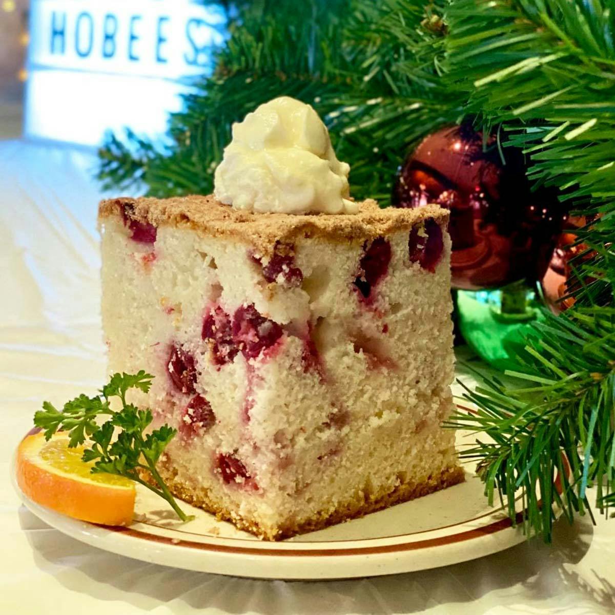 World Famous Cranberry Coffeecake by Hobee's