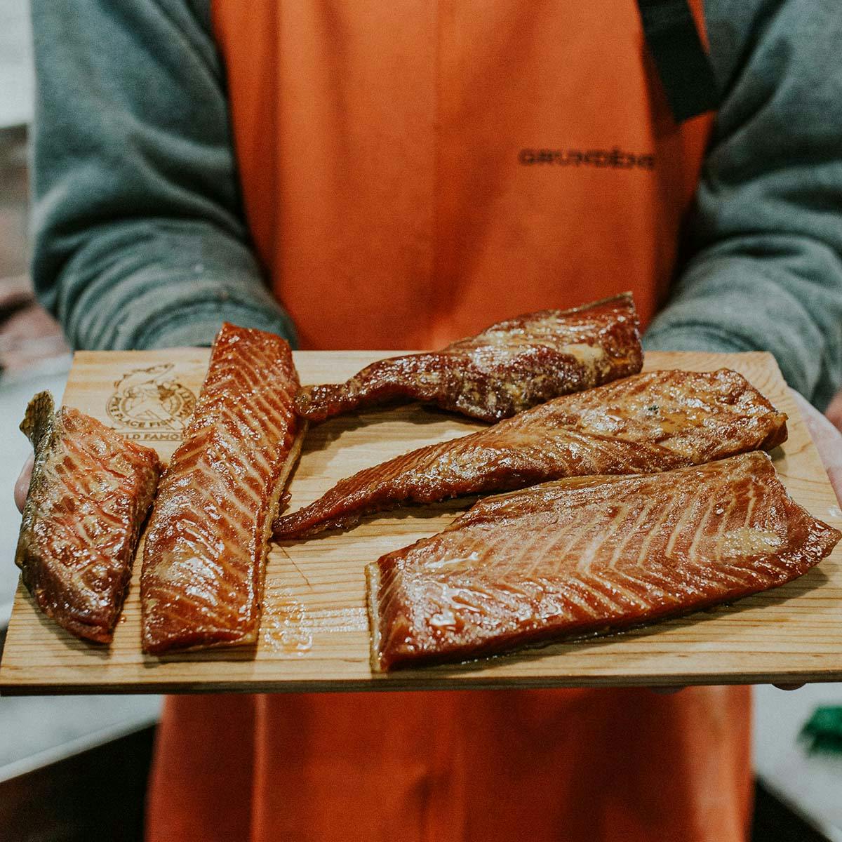 Smoked Salmon Candy - Alderwood, Wild, USA, 3/4 lb by Pike Place Fish Market