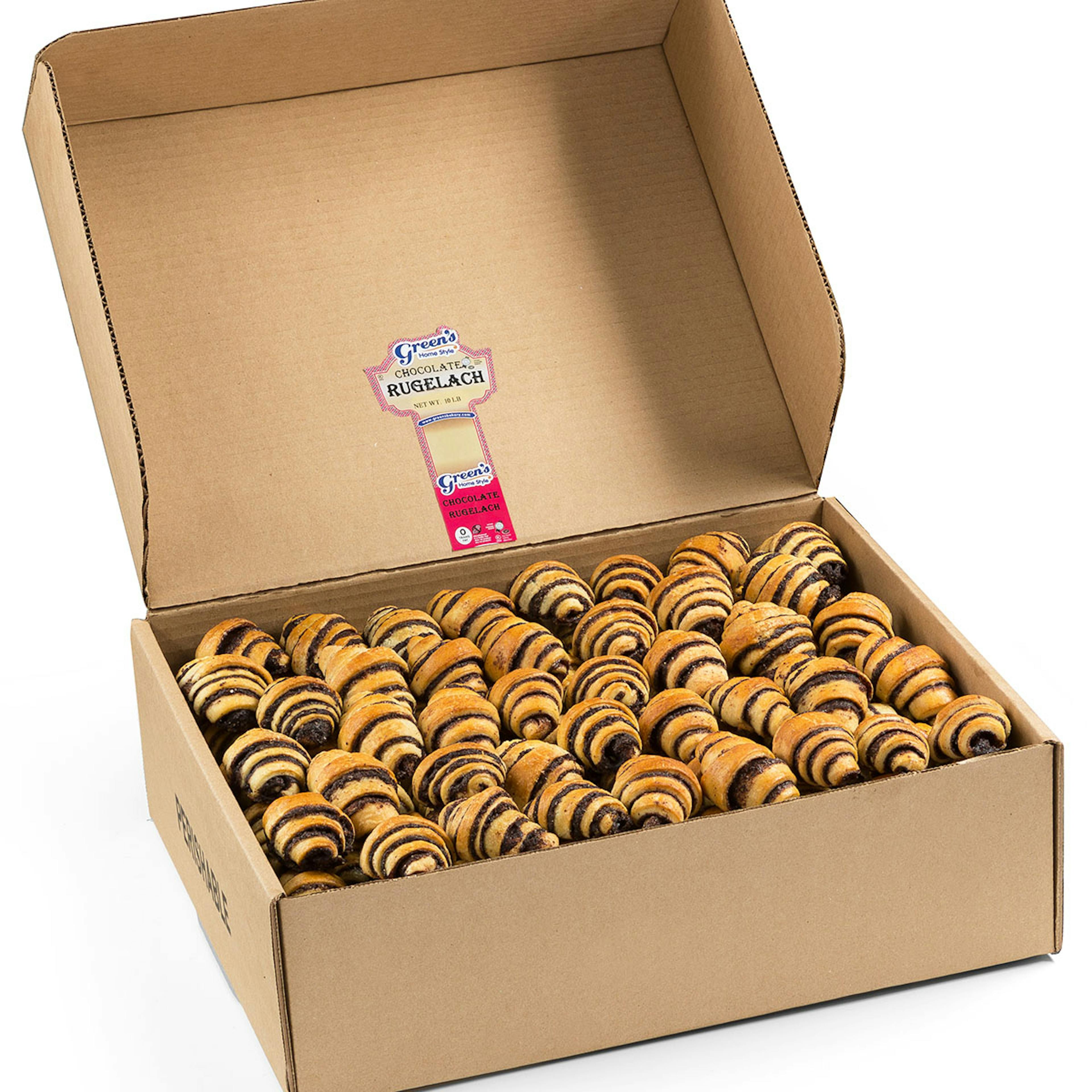 Chocolate Rugelach - 10 lbs. by Green's Babka