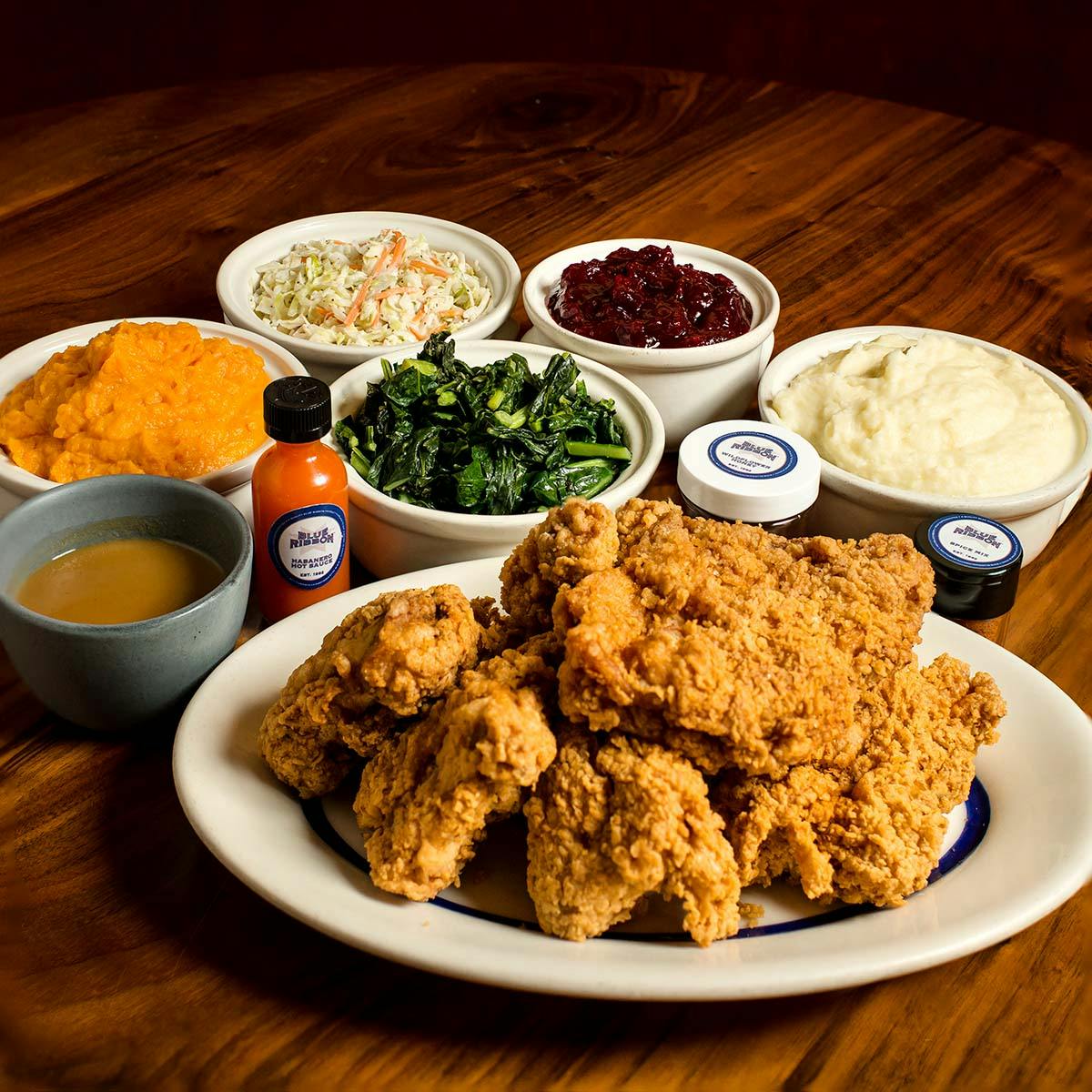 "The Holiday Coop" Complete Fried Chicken Dinner for 4 by Blue Ribbon