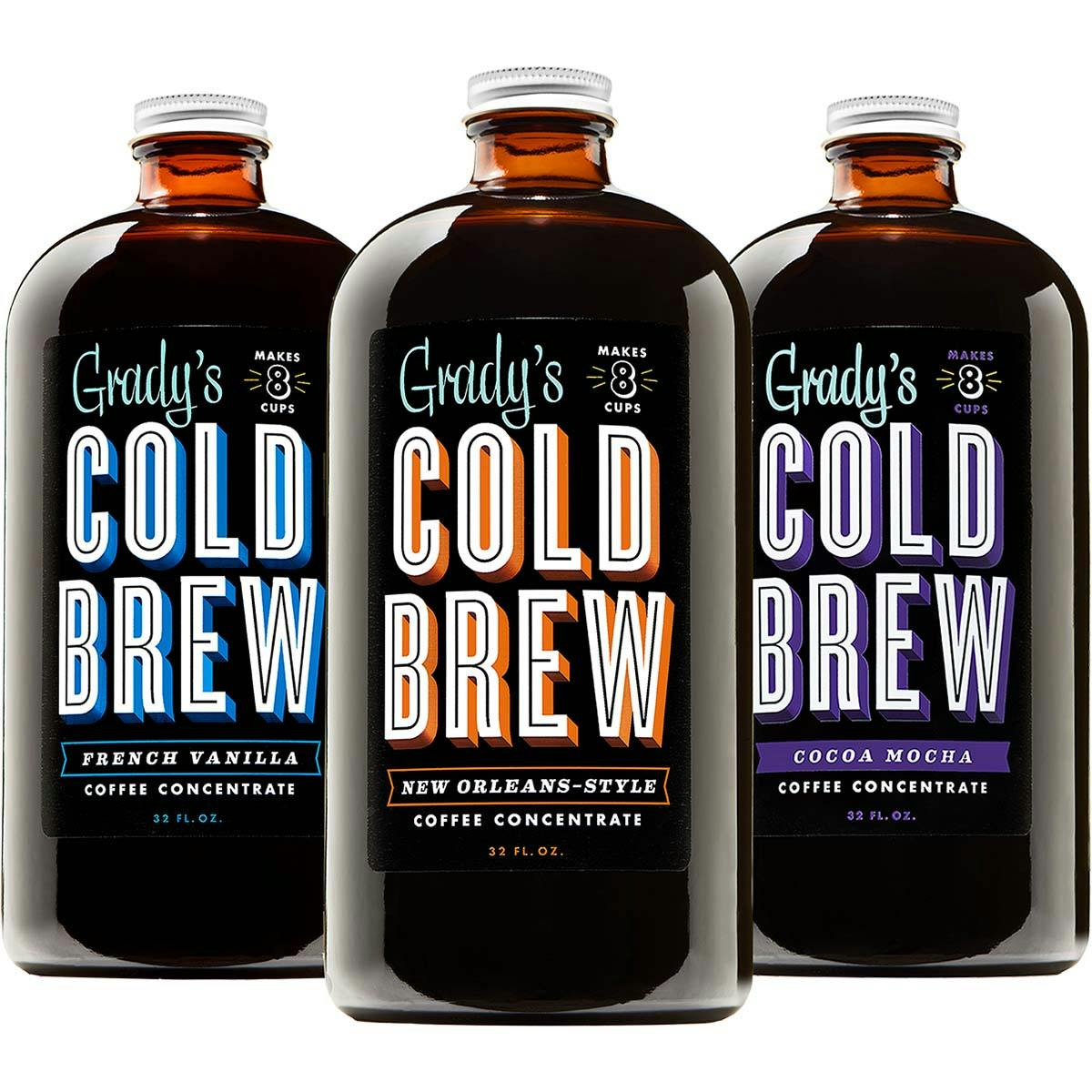 Cold Brew Concentrate Variety - 6 Pack by Grady's Cold Brew | Goldbelly