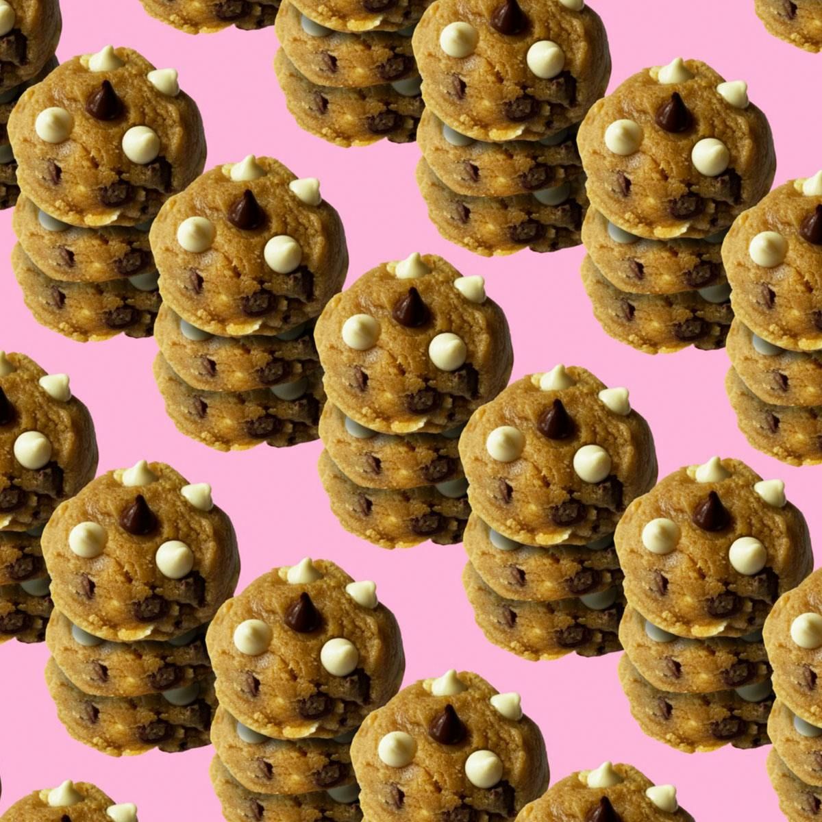 "Tuxedo" White & Semi-Sweet Chocolate Chip Cookies and Schmear - 6 Pack by Cookies and Schmear - Alternate image 4