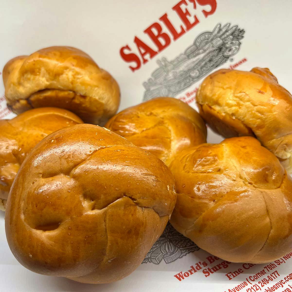 Fancy Challah Rolls - 6 Pack by Sable's Smoked Fish