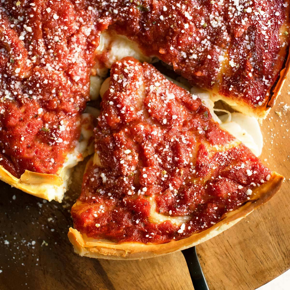 Cheese Chicago Stuffed Pizza - 2 Pack by Nancy's Pizza - Alternate image 5