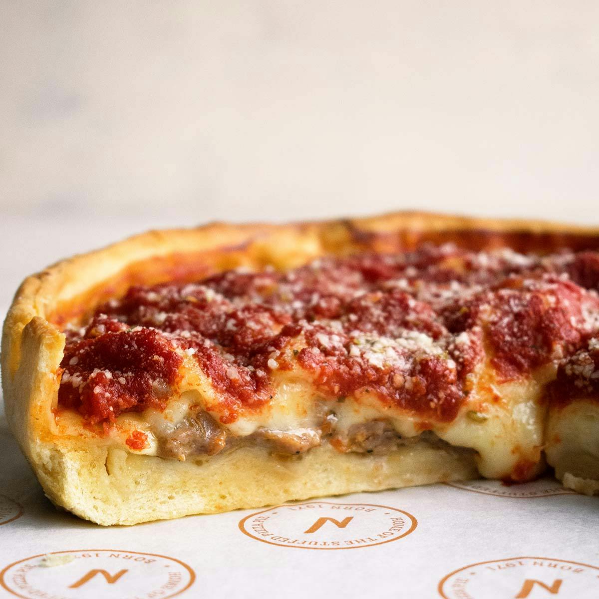 Sausage Chicago Stuffed Pizza - 2 Pack by Nancy's Pizza - Alternate image 1