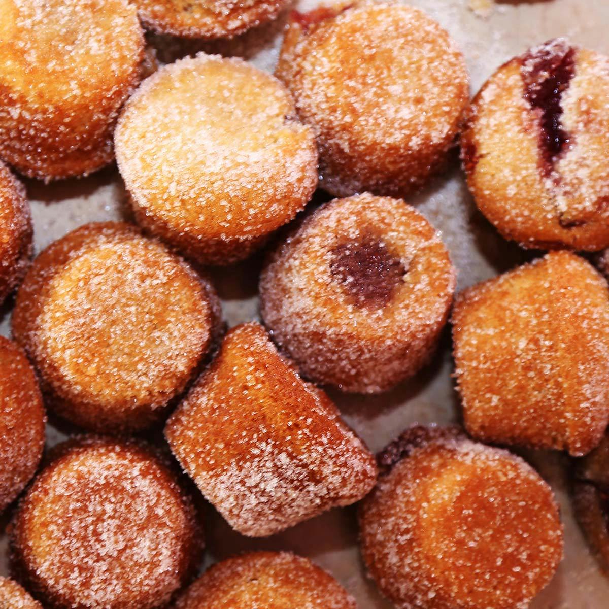 Vegan + Gluten Free Strawberry Jelly Donut Holes - 12 Pack by Erin McKenna's Bakery