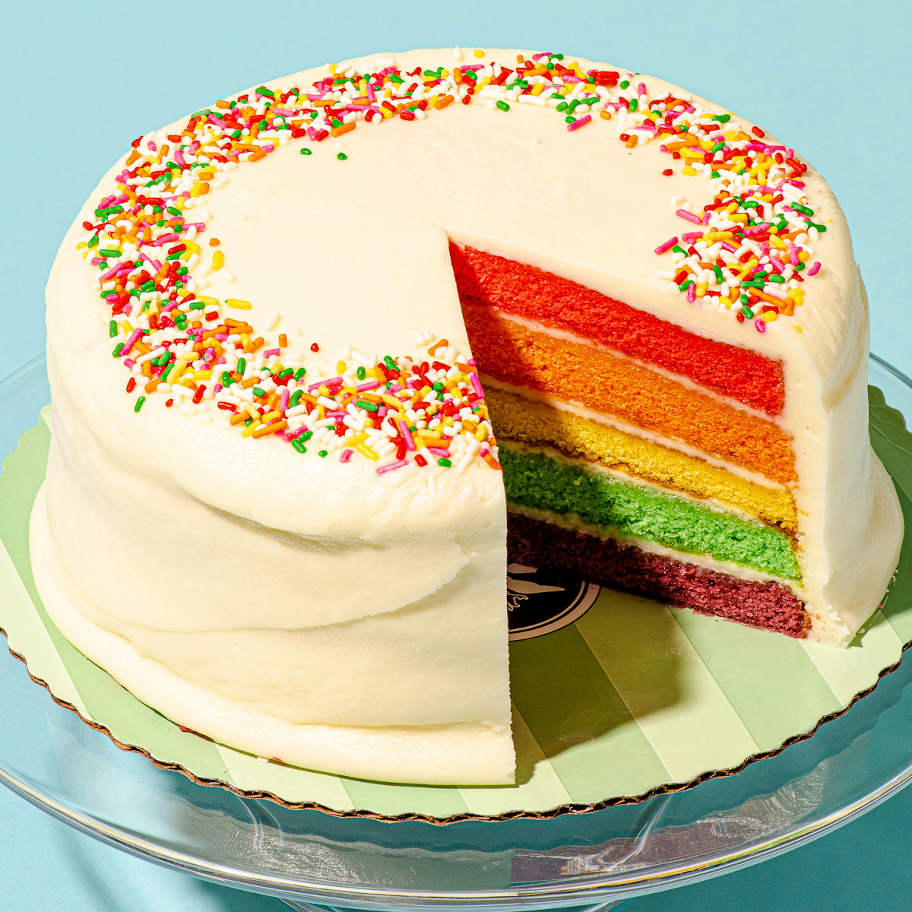 Rainbow Cake by Sugaree's