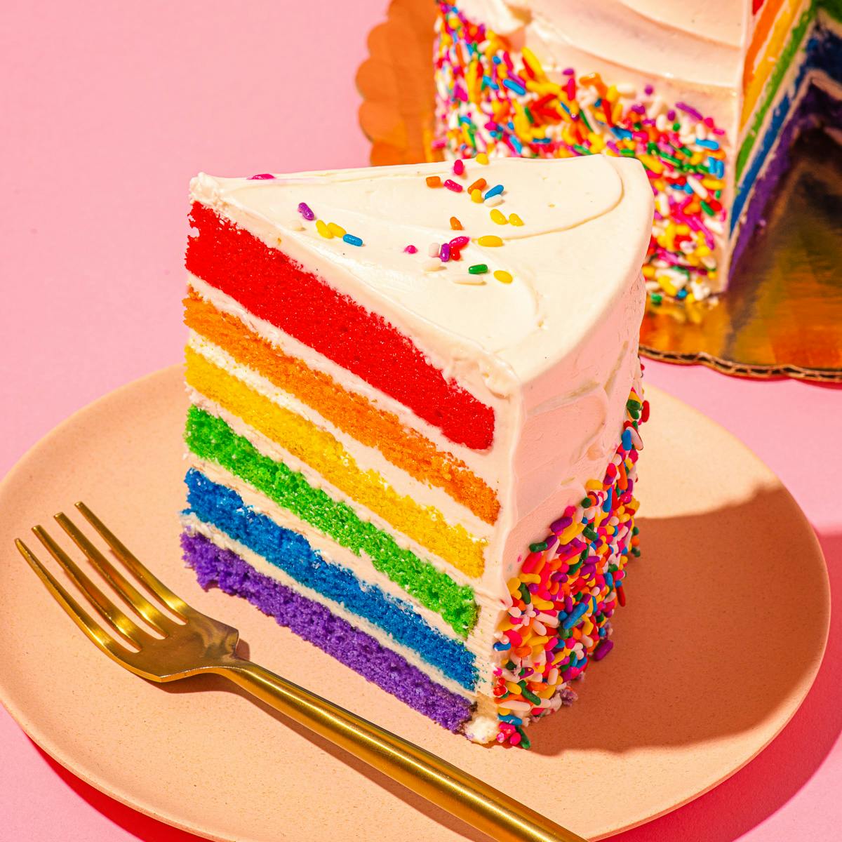 Rainbow Cake - 6" by The Goddess and Grocer - Alternate image 7