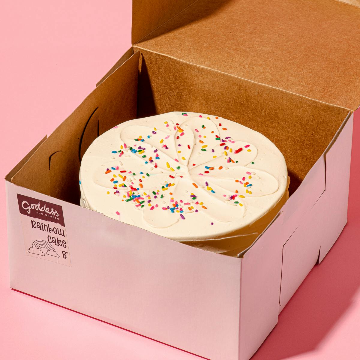 Rainbow Cake - 6" by The Goddess and Grocer - Alternate image 8