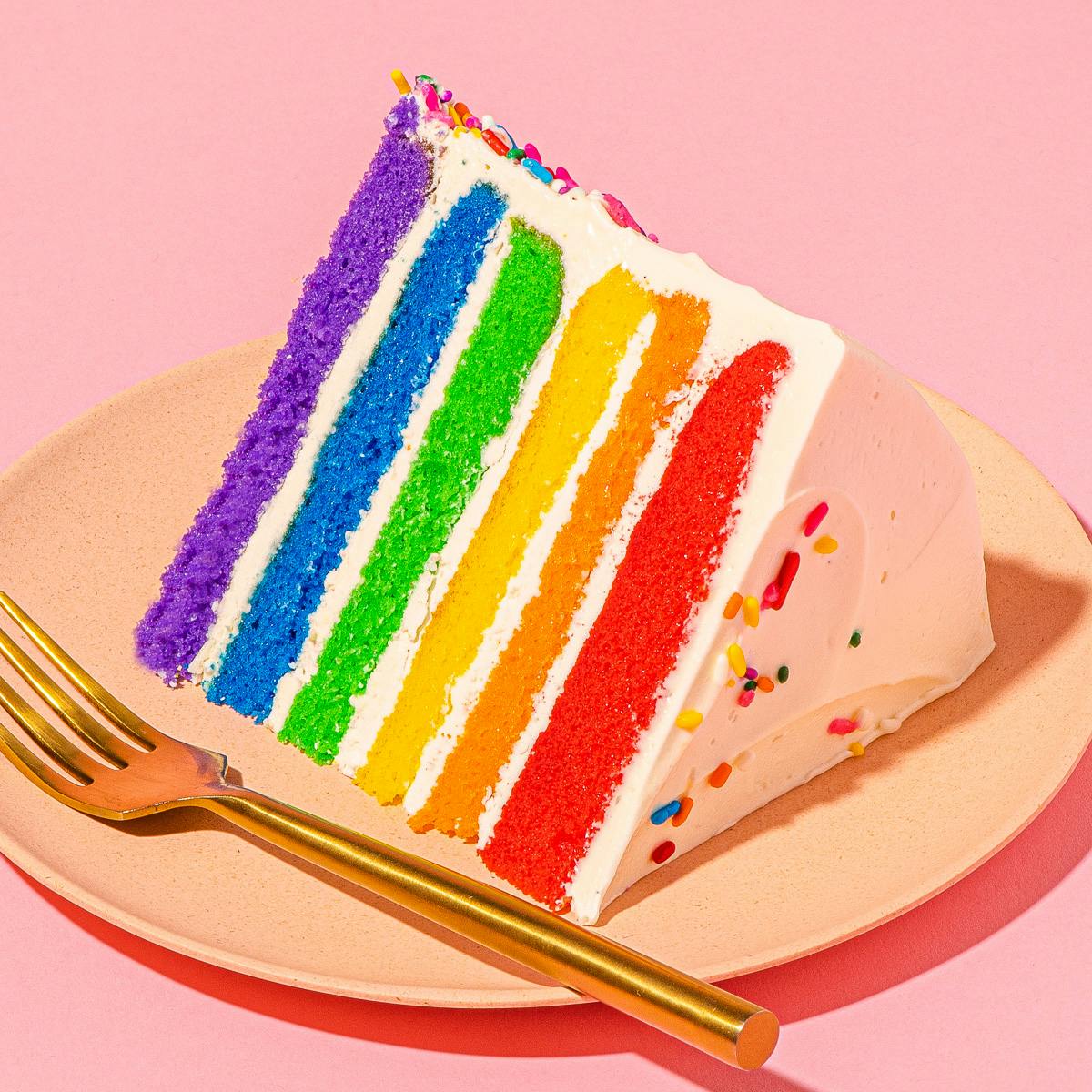 Rainbow Cake - 6" by The Goddess and Grocer - Alternate image 1