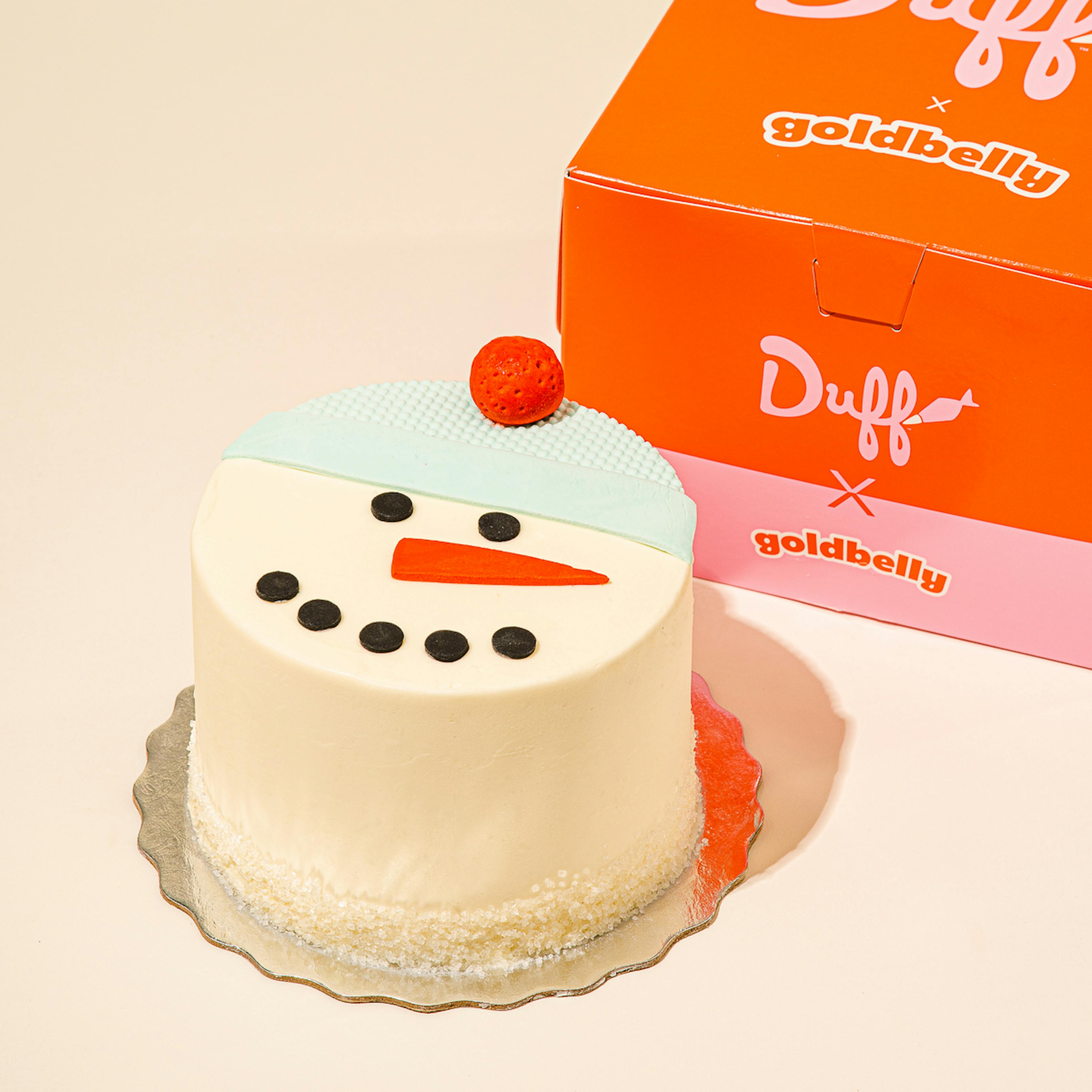 Chocolate Peppermint Snowman Cake by Duff Goldman - Alternate image 2