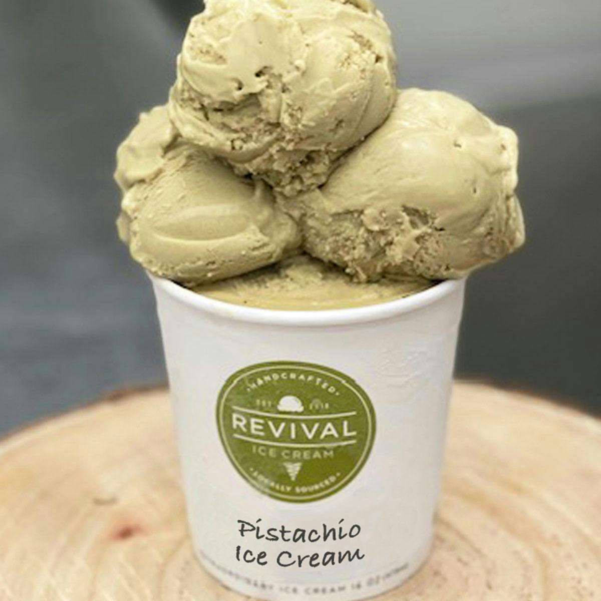Vegan Pistachio Sorbet - 6 Pints by Revival Ice Cream