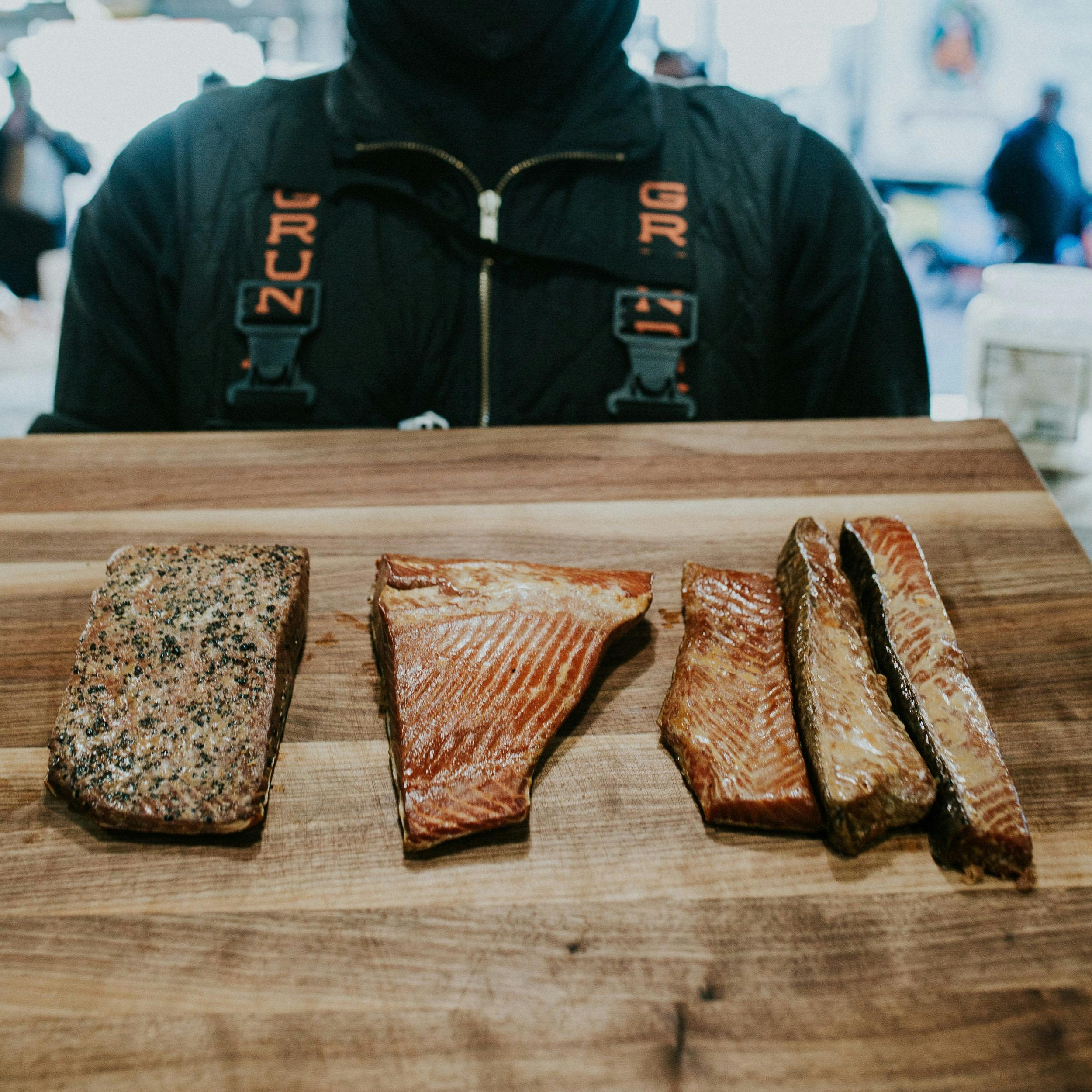 Smoked Salmon 3 Pack - Traditional, Garlic & Pepper, Candy, 2.25 pounds by Pike Place Fish Market