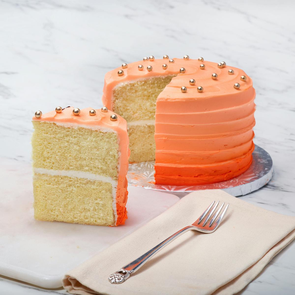 Candy Corn Decorated Cake