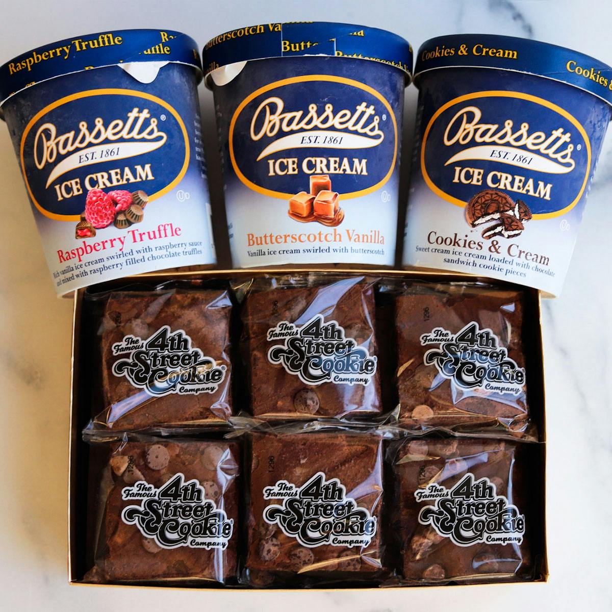 Reading Terminal Market Brownie Sundae Kit for 8 by Bassetts Ice Cream - Alternate image 4