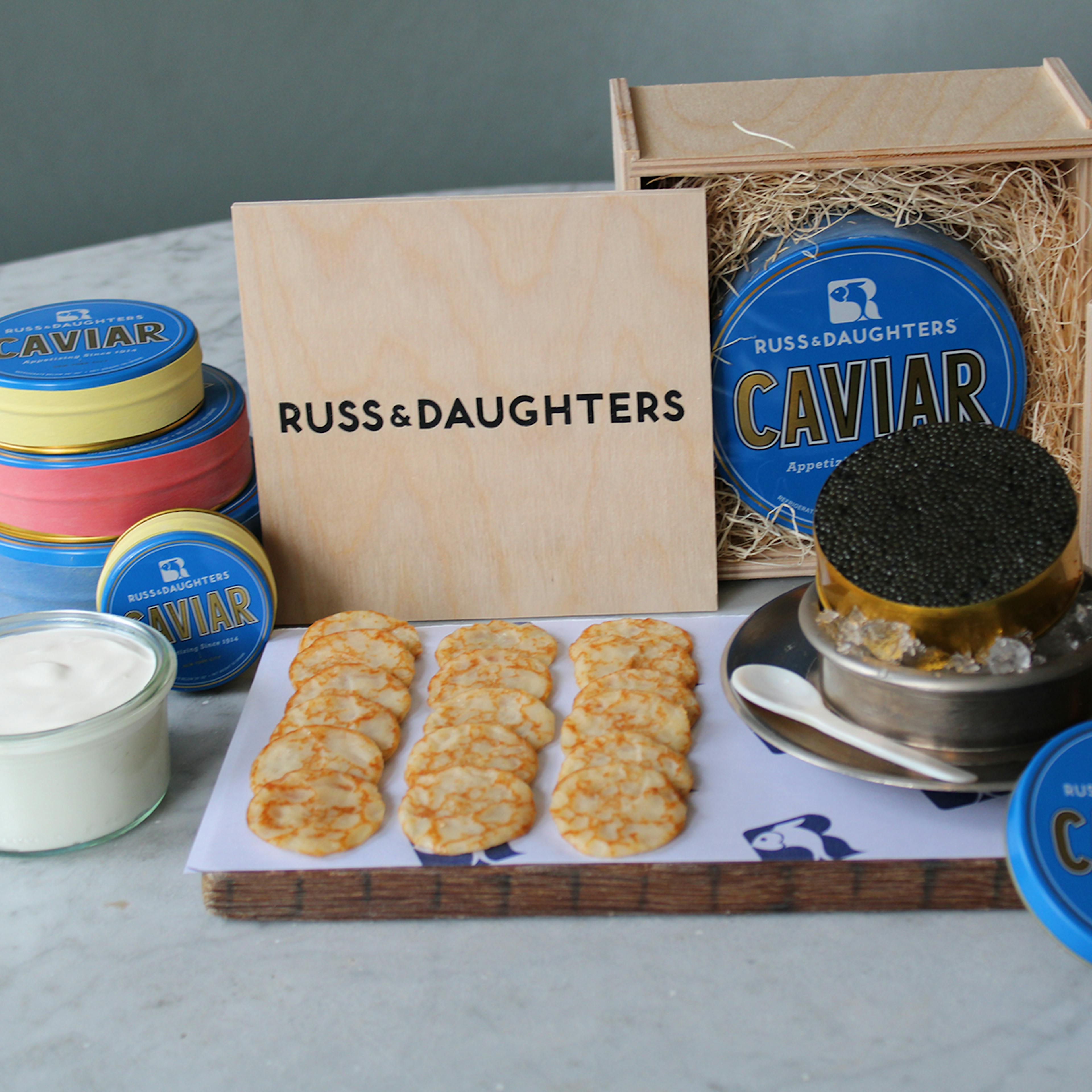 Paddlefish Caviar Gift Set by Russ & Daughters