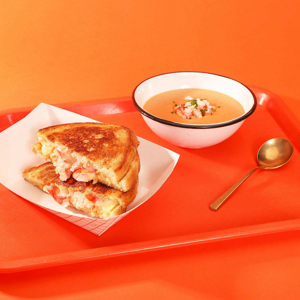 Lobster Grilled Cheese + Lobster Bisque for 4 by Bite Into Maine