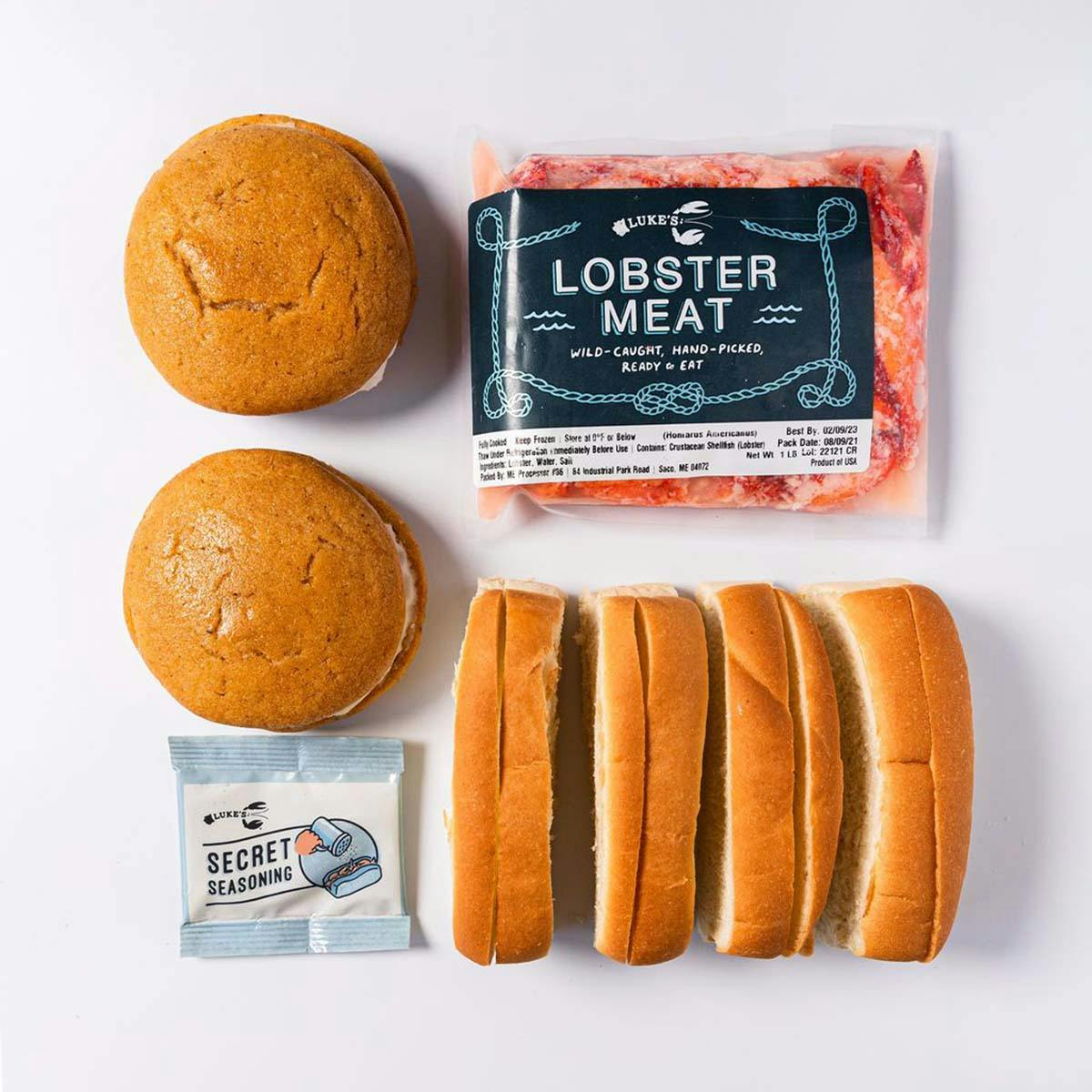 Lobster Roll Kit + Gingerbread Whoopie Pies (Frozen) by Luke's Lobster - Alternate image 1