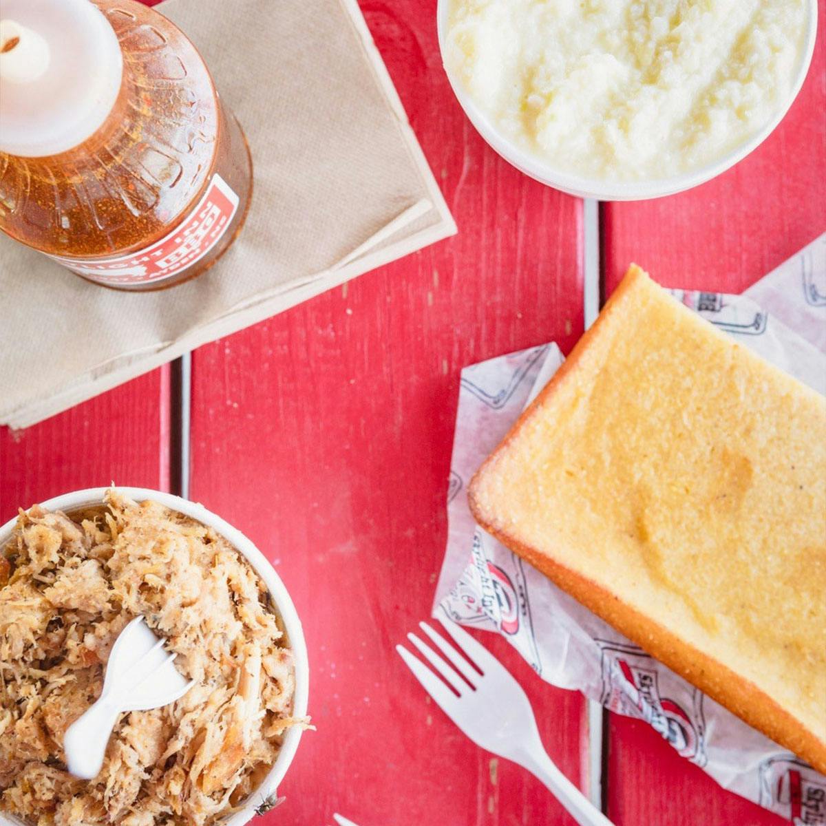 Chopped Pork + Chicken BBQ Dinner Kit for 4 by Skylight Inn - Alternate image 1