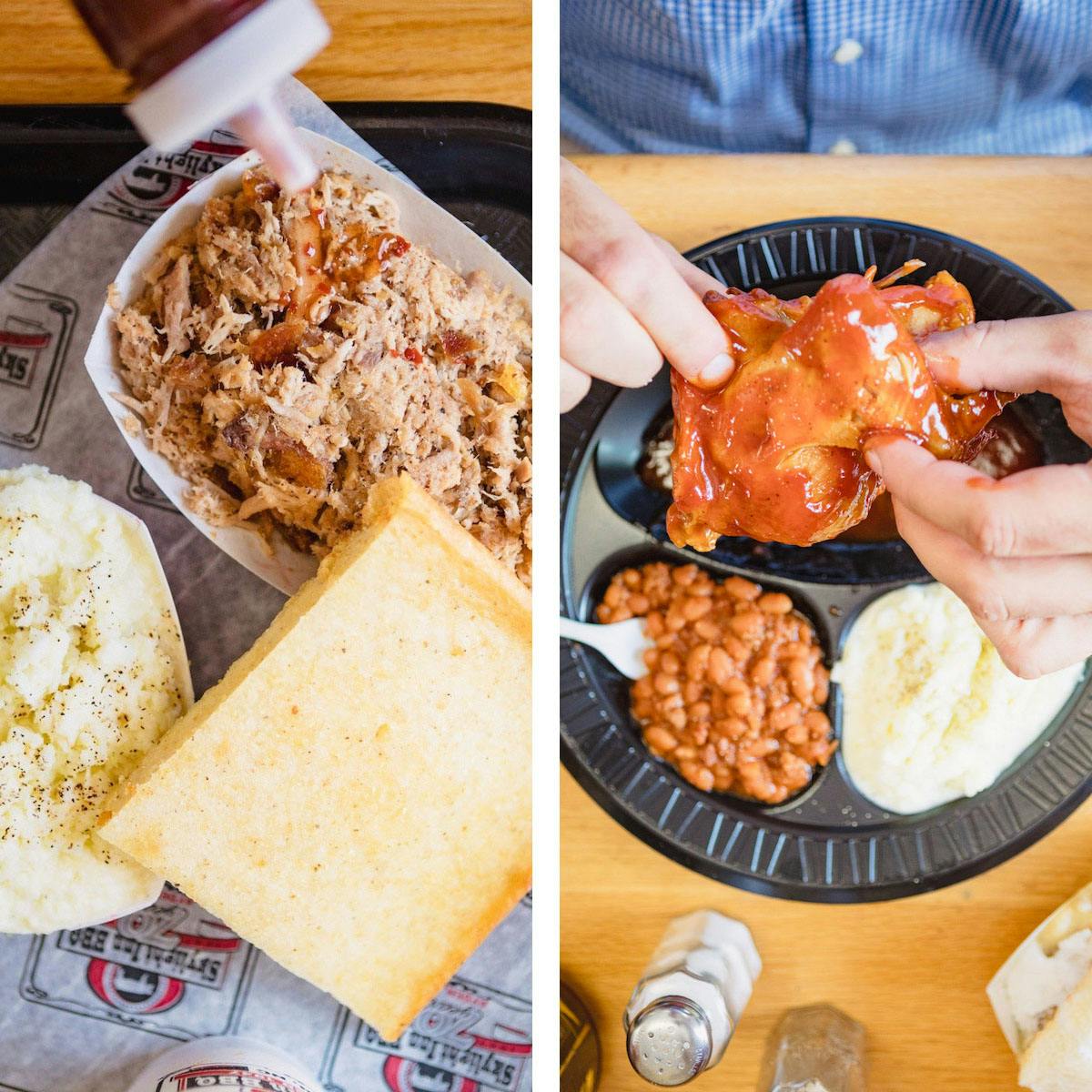 Chopped Pork + Chicken BBQ Dinner Kit for 8 by Skylight Inn