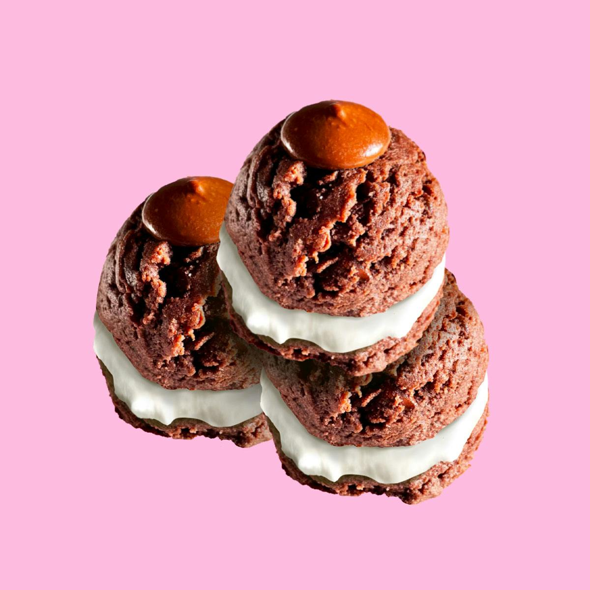 "ChocoWOW" Triple-Dark Chocolate Cookies and Schmear - 6 Pack by Cookies and Schmear