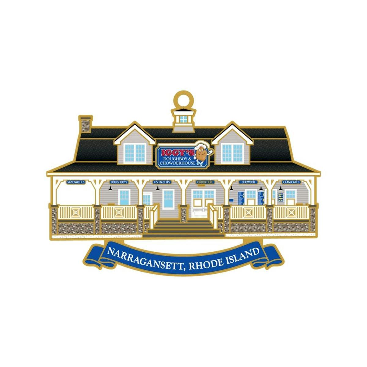 Iggy's Narragansett Ornament by Iggy's