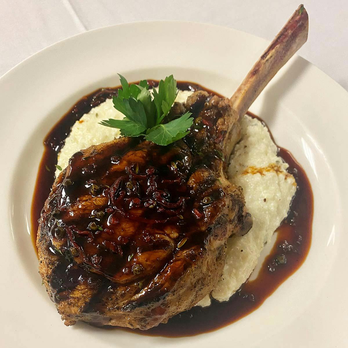 Veal Chop Tchoupitoulas Kit for 2 by Commander's Palace Goldbelly