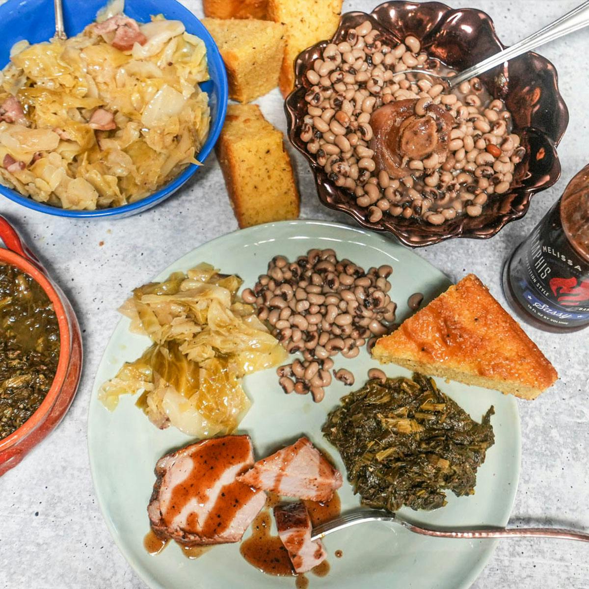 New Year's Day Smoked Pork Loin Feast for 6-8 by Melissa Cookston's Memphis BBQ - Alternate image 3