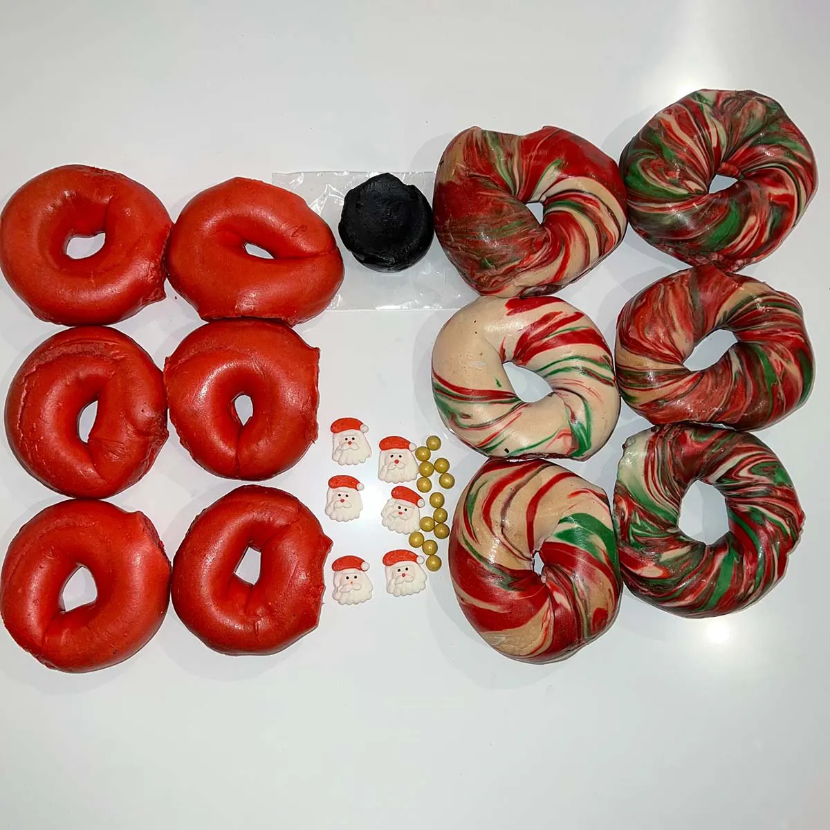 Santa Bagel Dozen - DIY Kit by The Bagel Nook - Alternate image 2