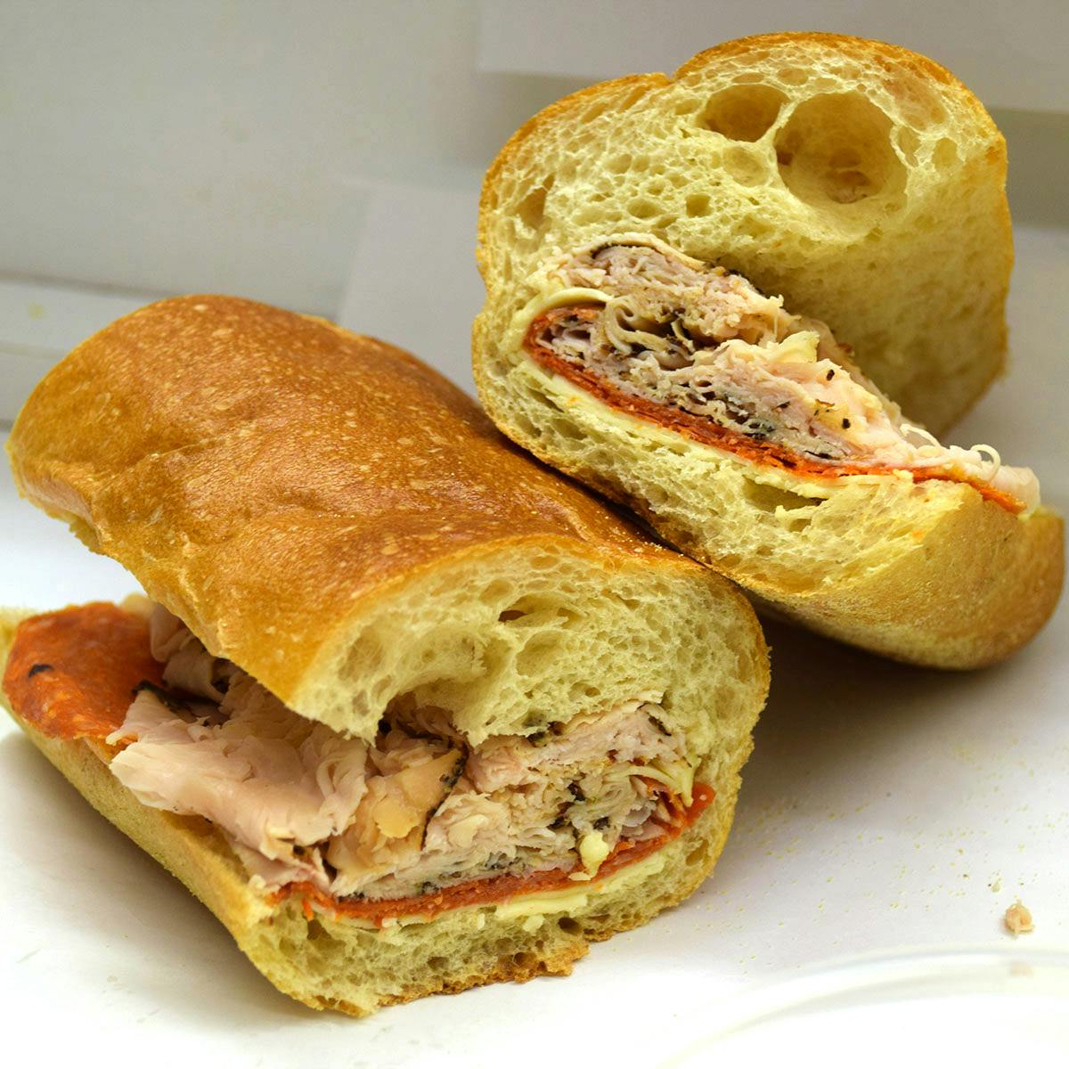 Pepper Turkey Pepperoni Hoagie Kit - 4 Pack by Ricci's Hoagies - Alternate image 2