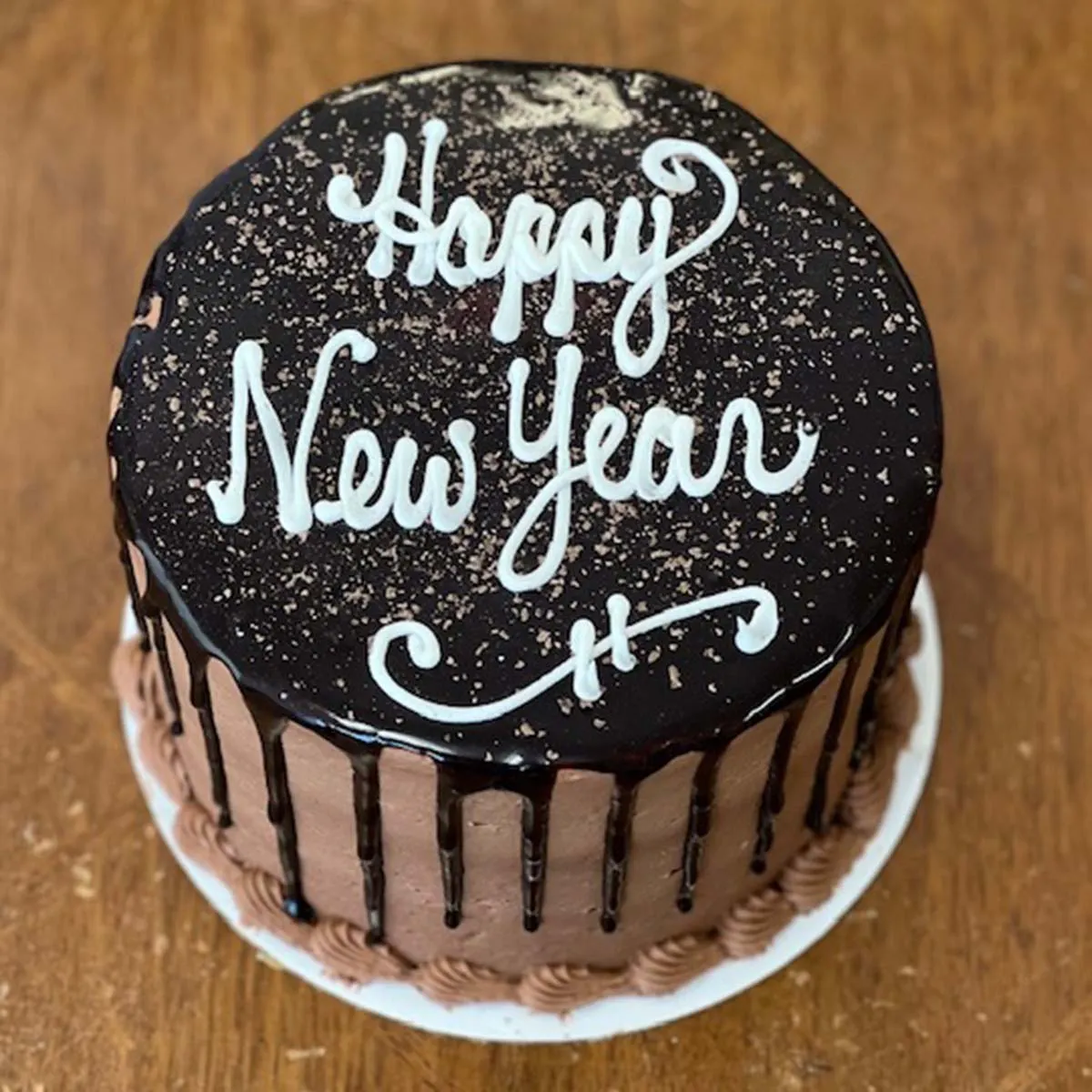 New Year's Chocolate Passion Layer Cake by Blue Owl Bakery - Alternate image 1