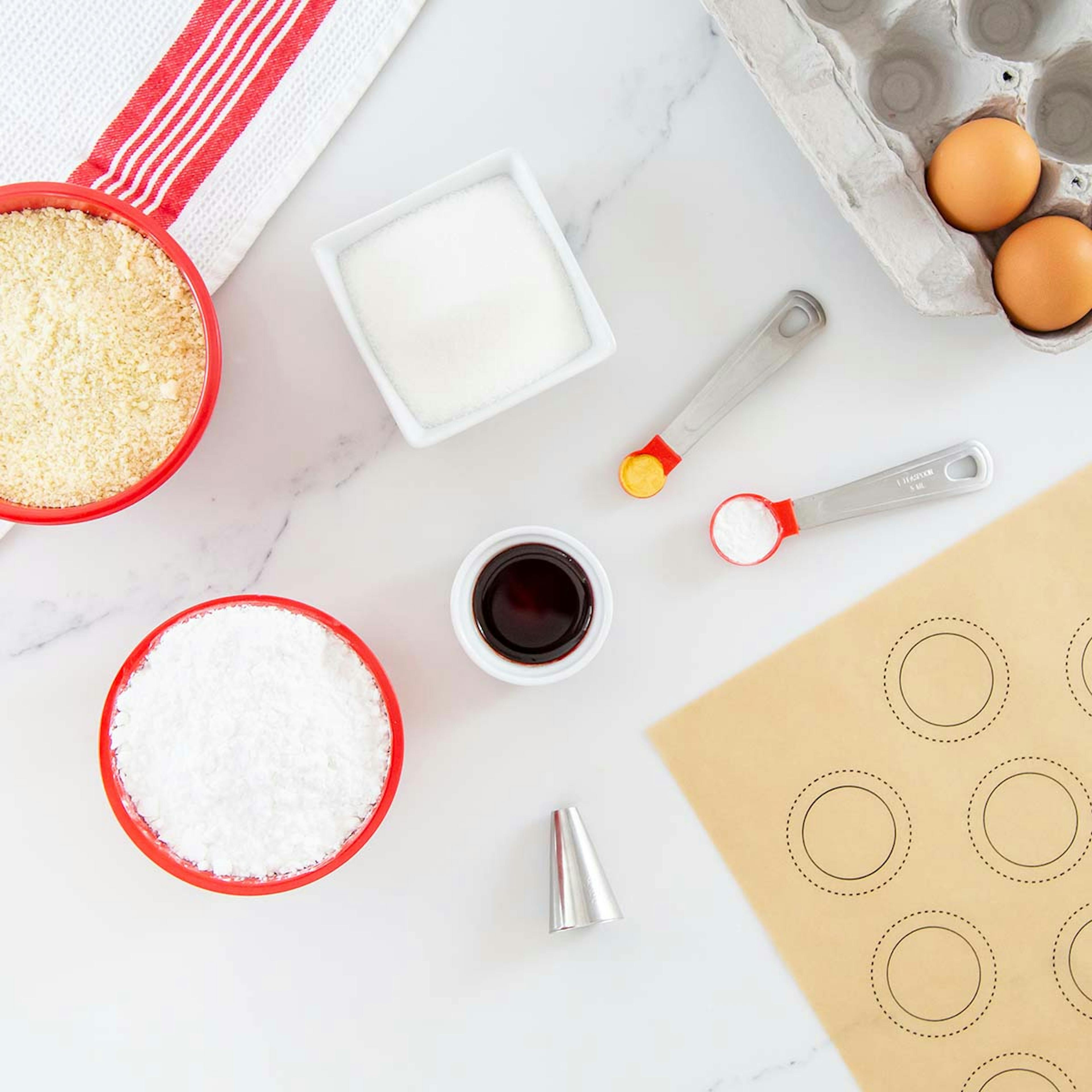 French Raspberry Macarons DIY Baking Kit by Red Velvet NYC - Alternate image 4