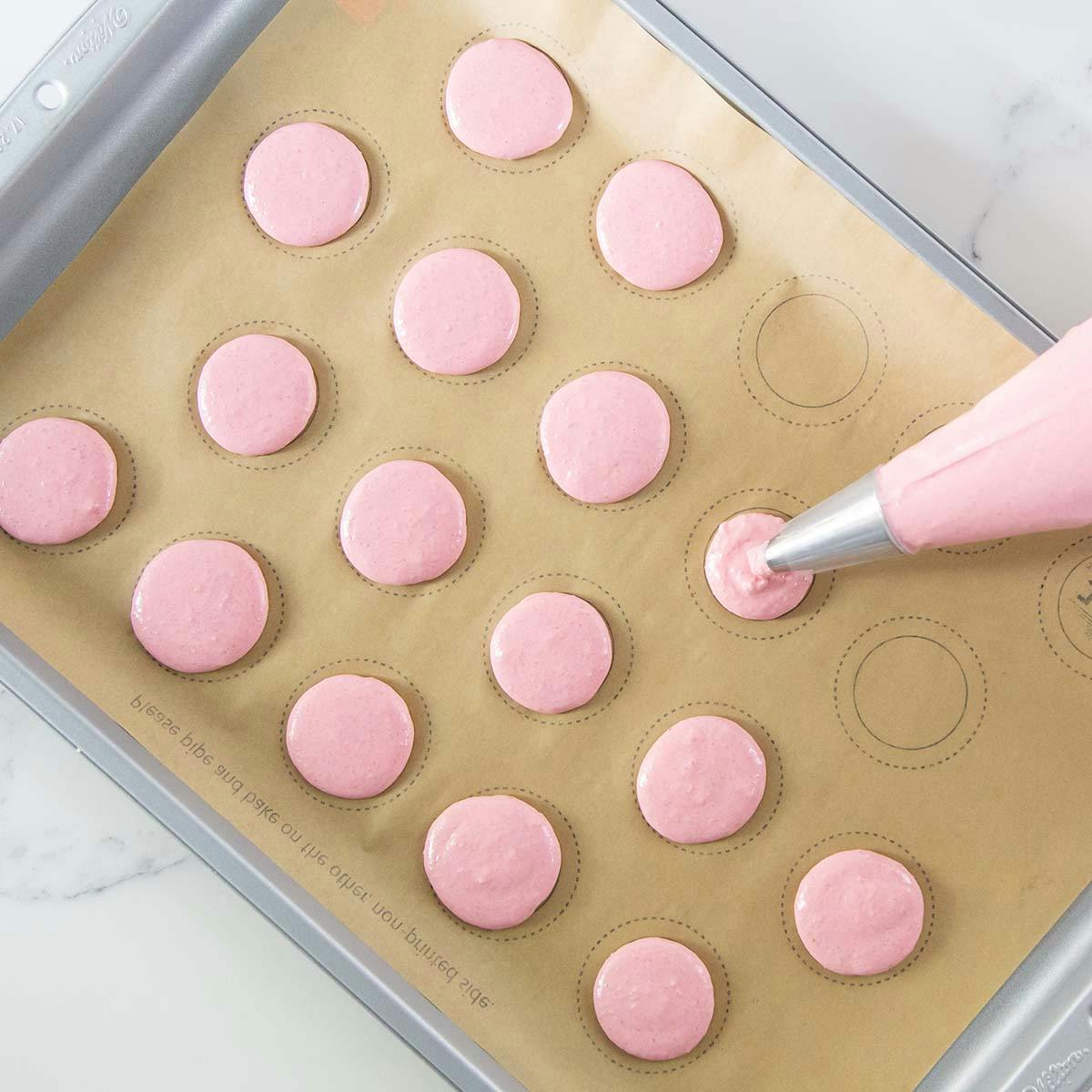 French Raspberry Macarons DIY Baking Kit by Red Velvet NYC
