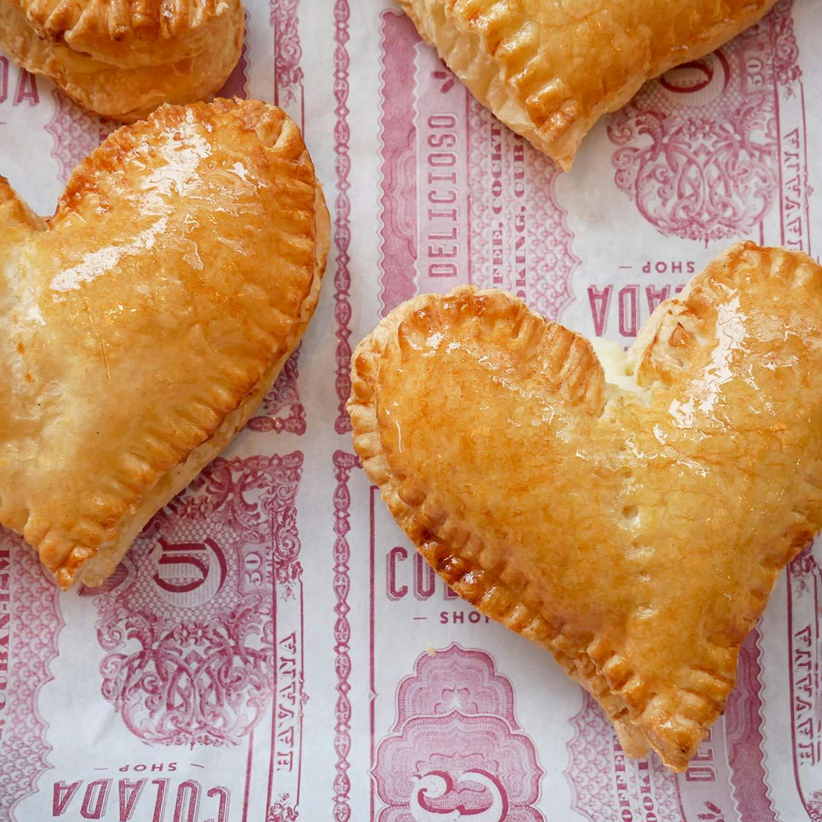 Heart-Shaped Guava & Cheese Pastelitos - 12 Pack by Colada Shop - Alternate image 1