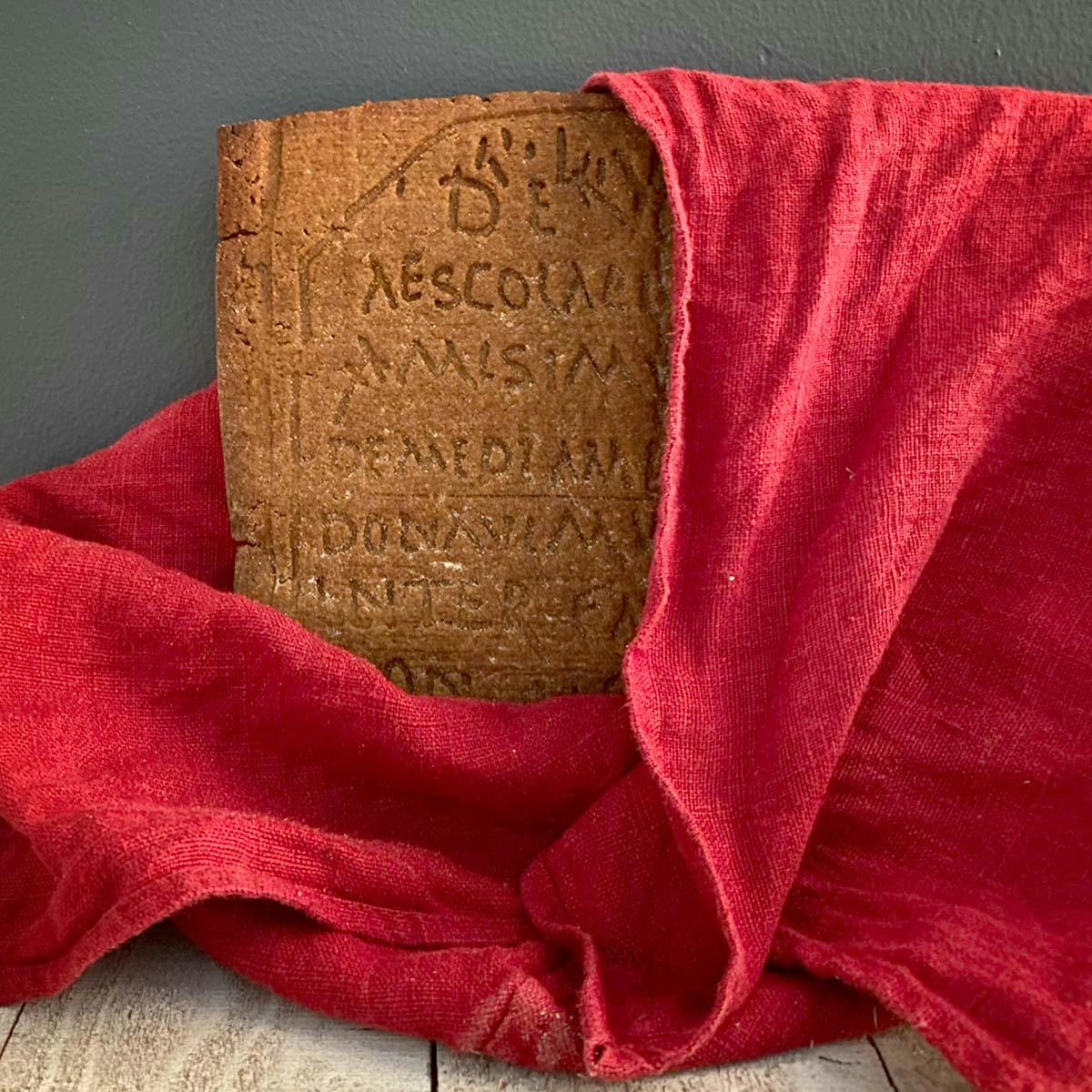 "Roman Curse" Ancient Gingerbread Tablet Gift Basket by Pistrinum by Tavola Mediterranea - Alternate image 1