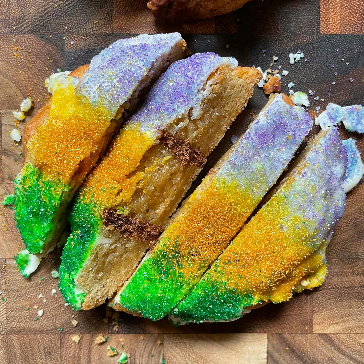 Mardi Gras Mambo GIANT Cookies by Big Fat Cookie - Alternate image 1