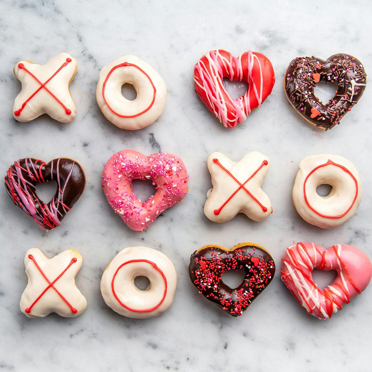 "XOXO" Valentine's Day Donuts by Angel Food Bakery - Alternate image 1
