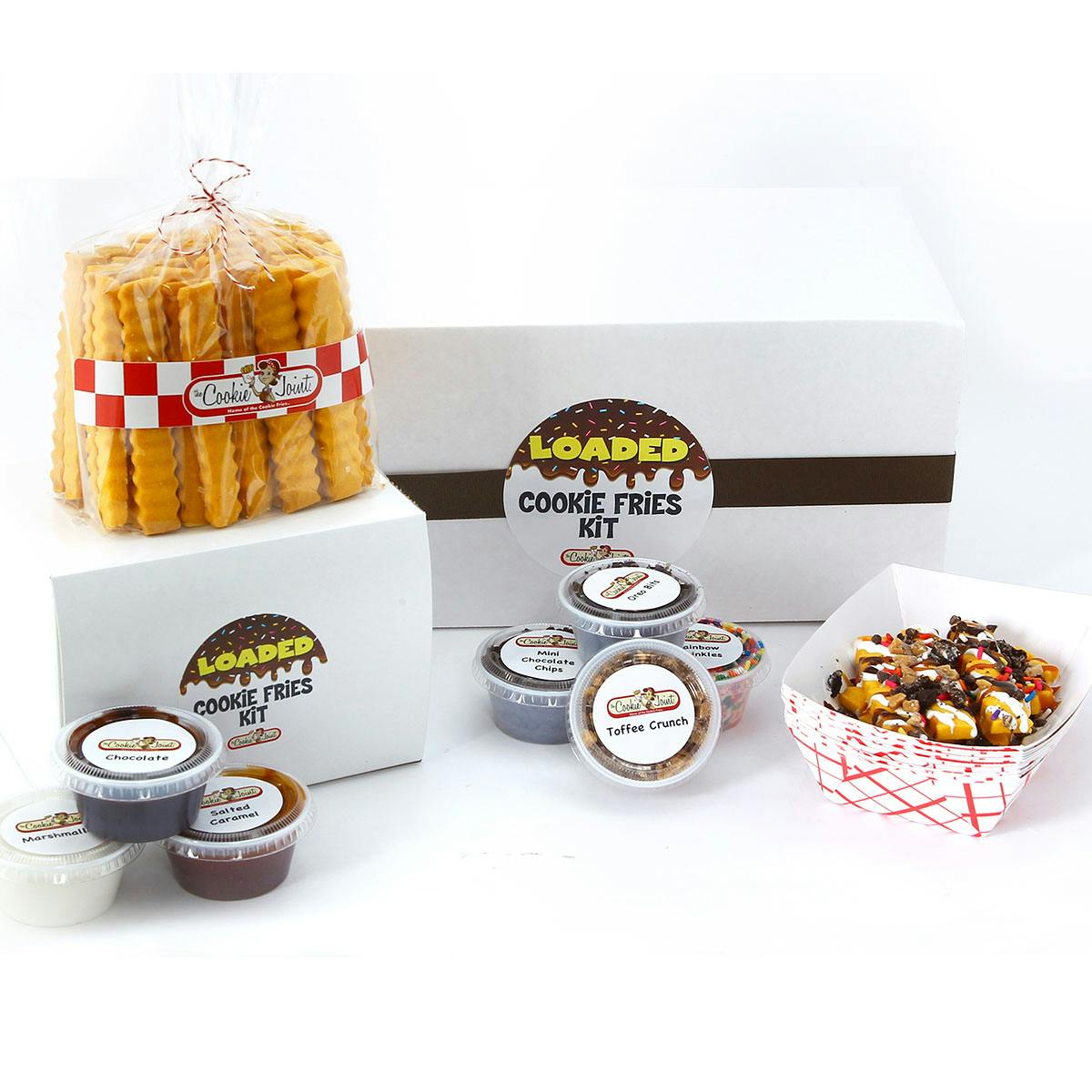 Loaded Cookie Fries Kit - Serves 8 -10 by The Cookie Joint